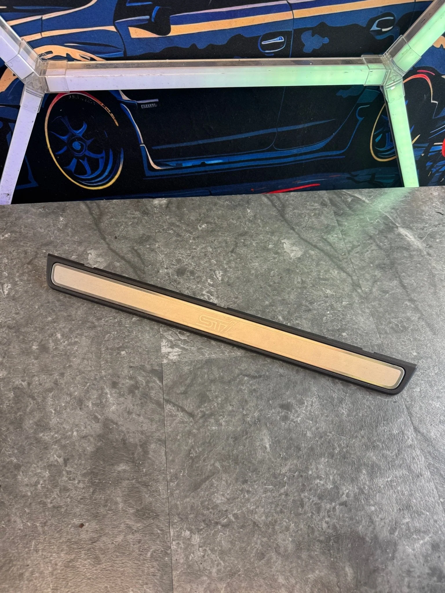 2008-2014 Subaru Impreza WRX STi OEM Door Sill Plate J3