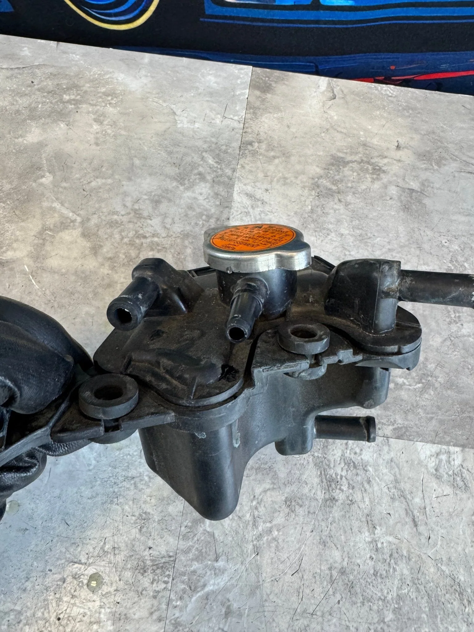 2008-2014 Subaru Impreza WRX STi OEM Upper Coolant Expansion Tank E4 - Image 2