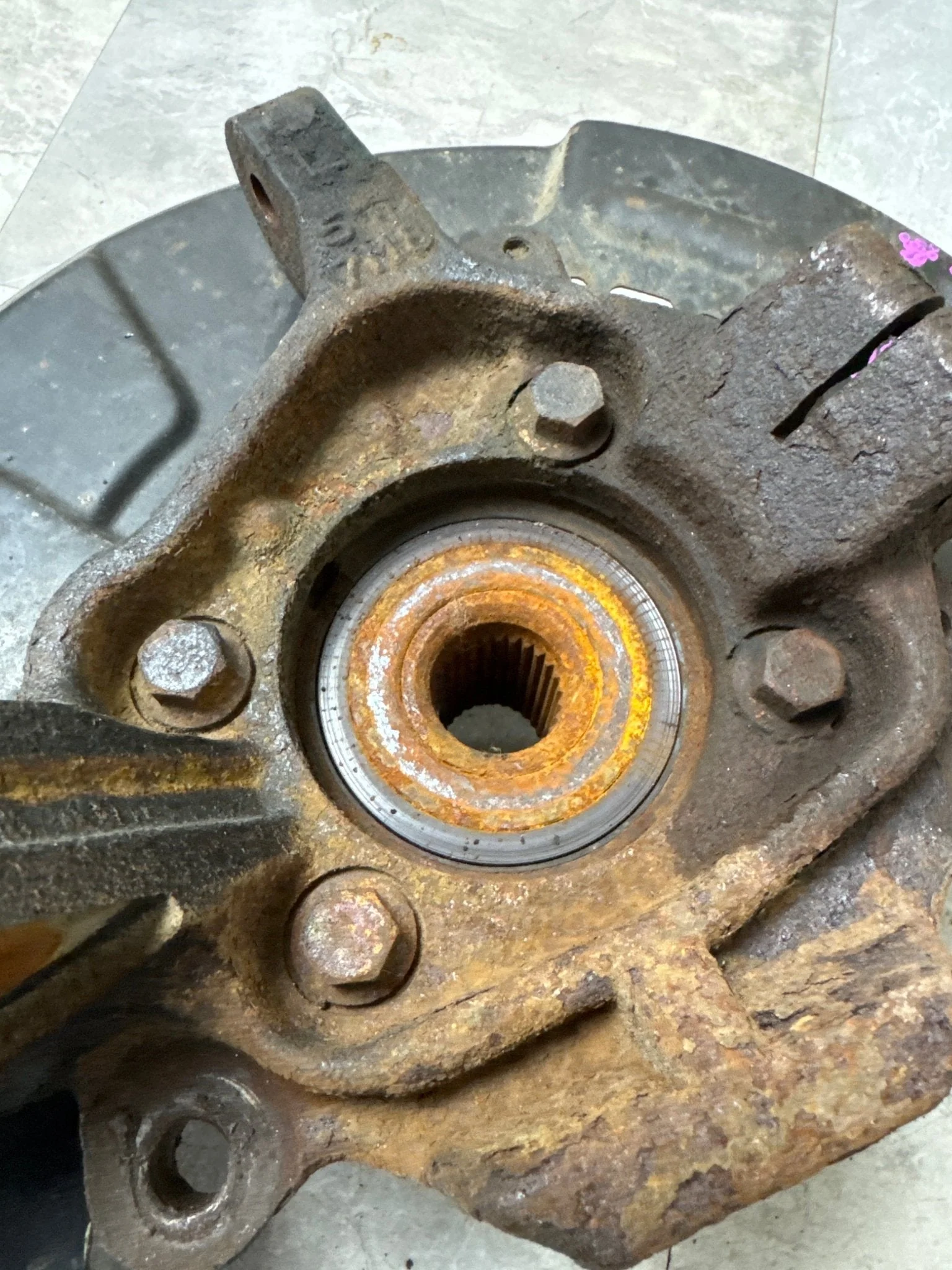 2008-2014 Subaru Impreza WRX STi Spindle Knuckle Hub Front Left Driver LH | | OE K4 - Image 2