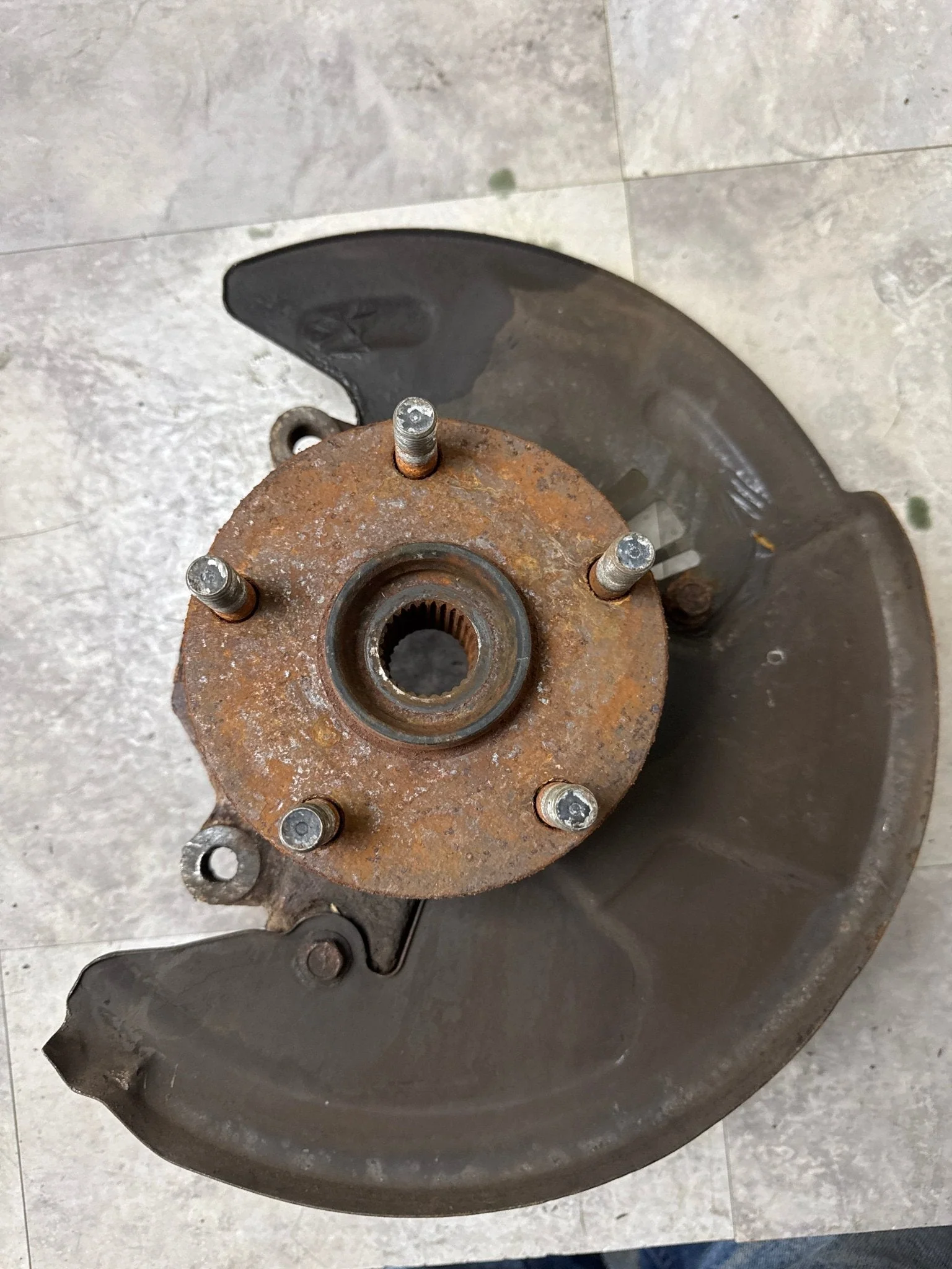 2008-2014 Subaru Impreza WRX STi Spindle Knuckle Hub Front Left Driver LH | | OE K4 - Image 4