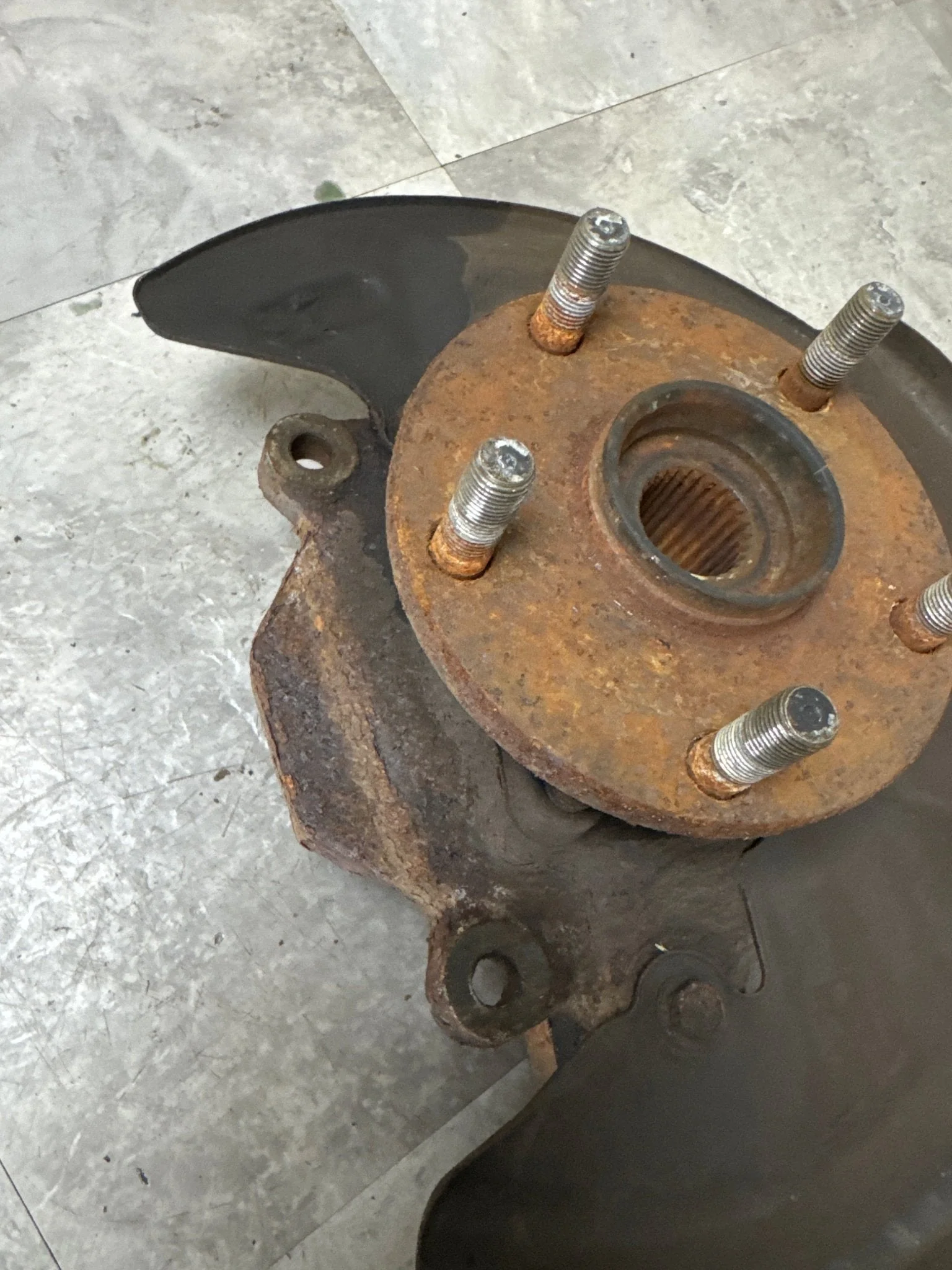 2008-2014 Subaru Impreza WRX STi Spindle Knuckle Hub Front Left Driver LH | | OE K4 - Image 6