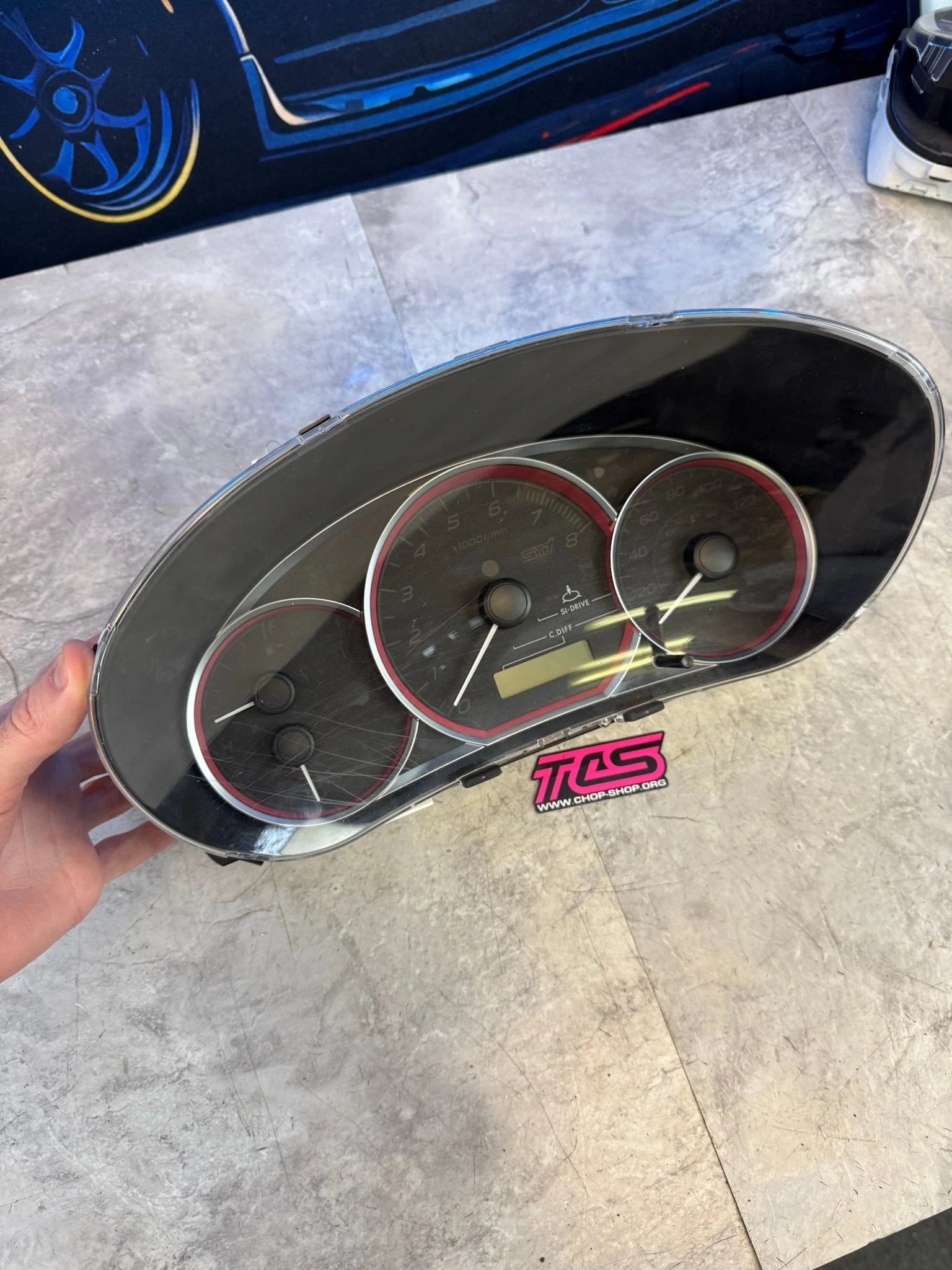 2008-2014 Subaru STi Instrument OEM Gauge Cluster / F3