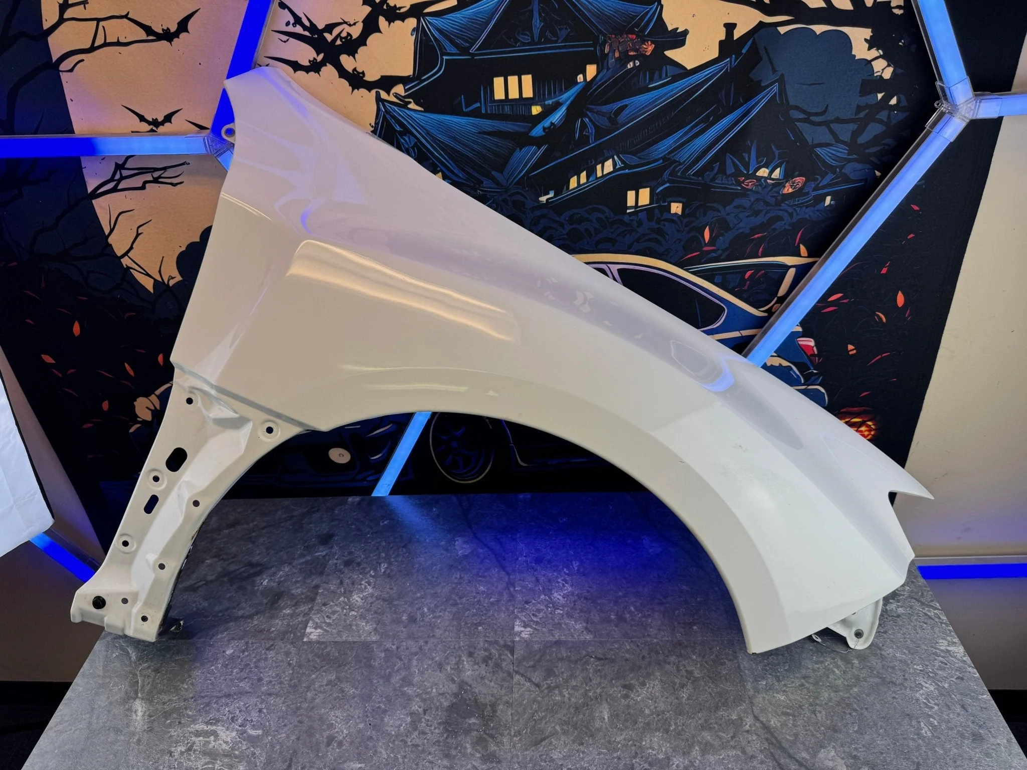 2008-2014 Subaru WRX STi Aspen White OEM Passenger Side Fender