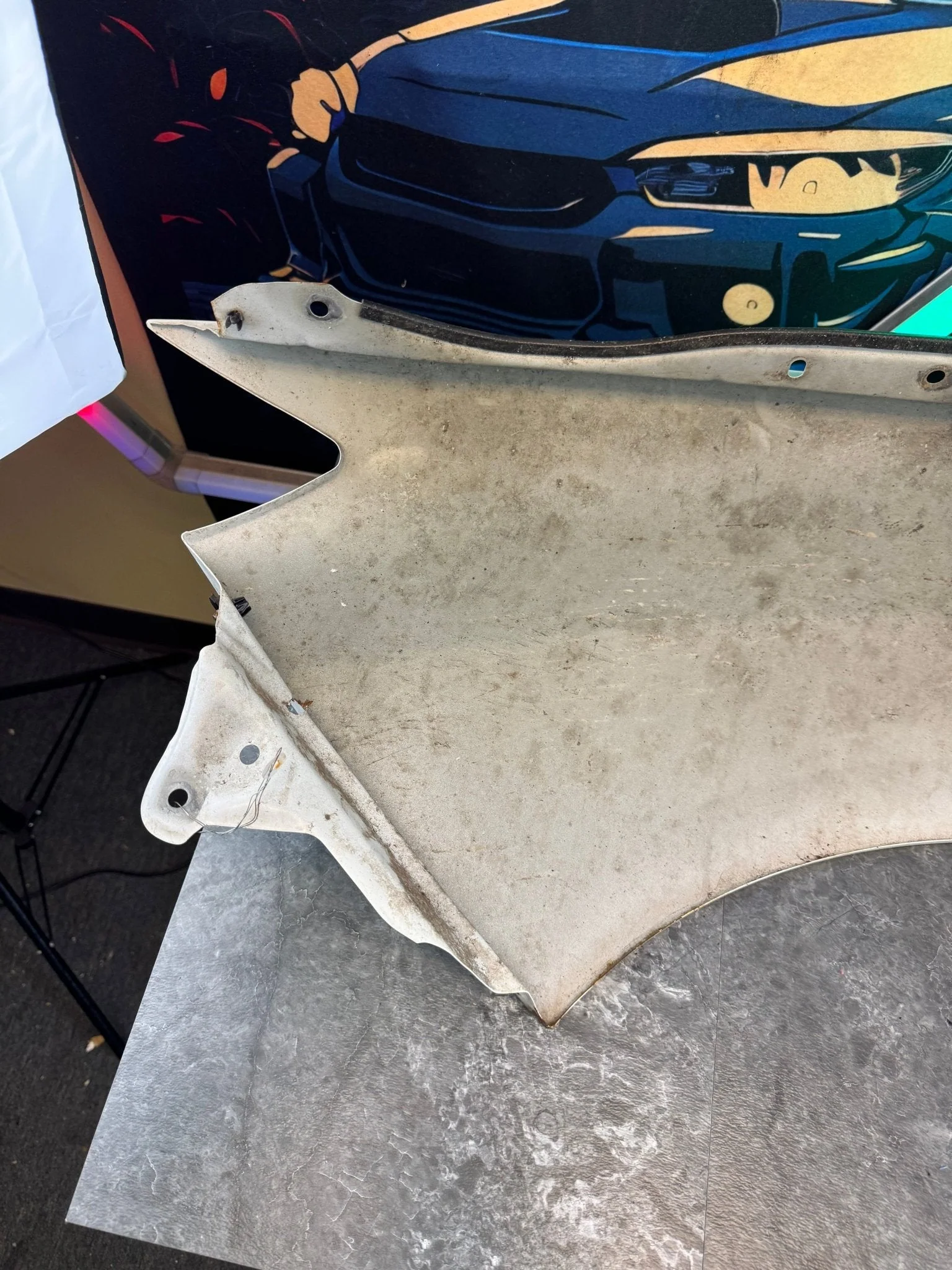 2008-2014 Subaru WRX STi Aspen White OEM Passenger Side Fender - Image 16