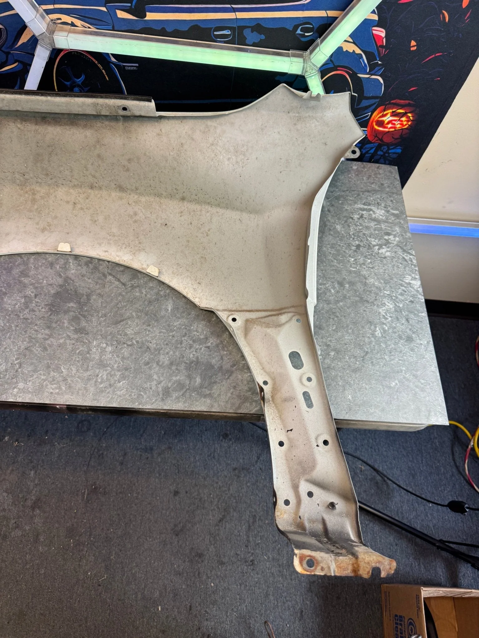 2008-2014 Subaru WRX STi Aspen White OEM Passenger Side Fender - Image 18