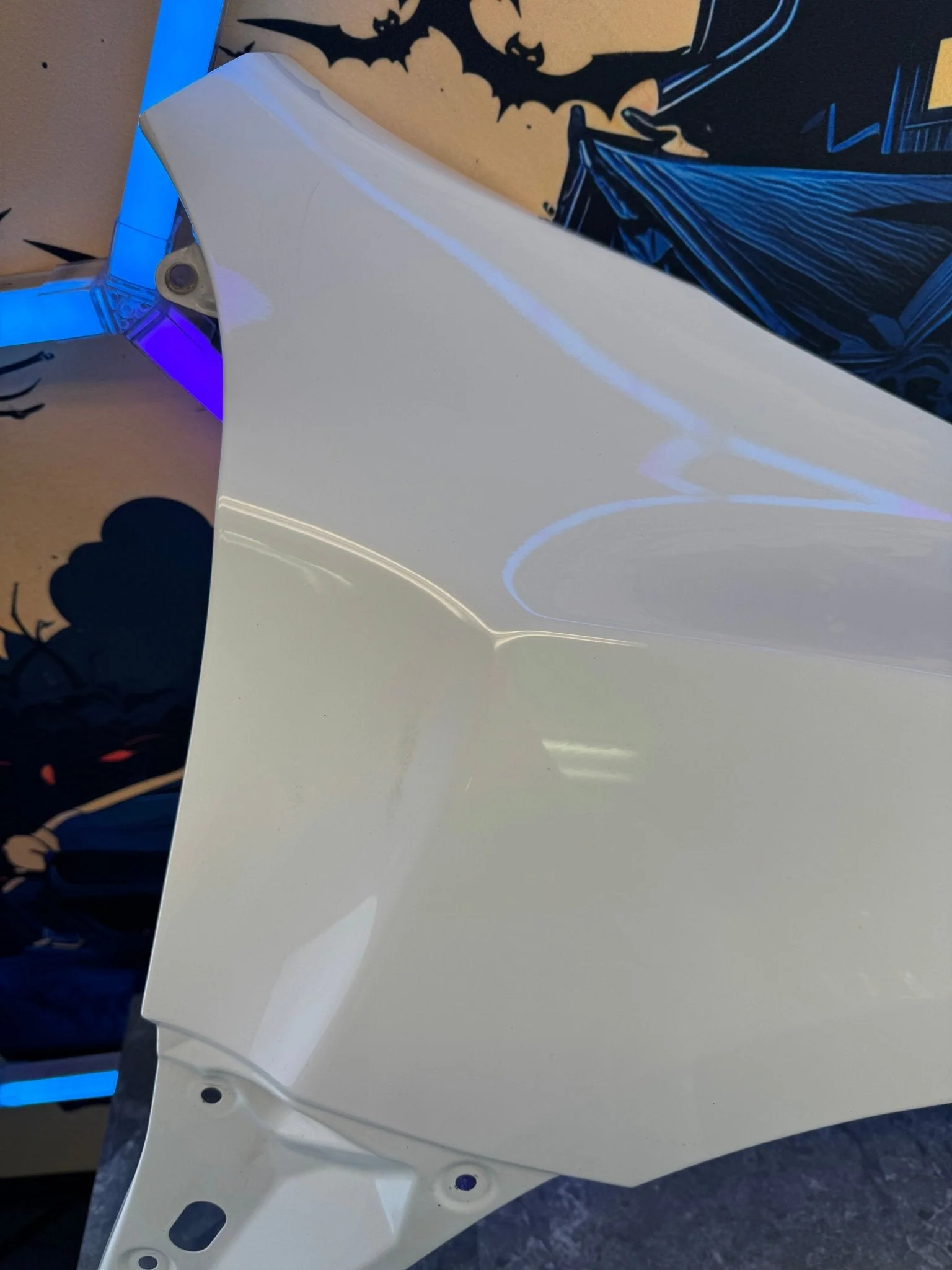 2008-2014 Subaru WRX STi Aspen White OEM Passenger Side Fender - Image 2