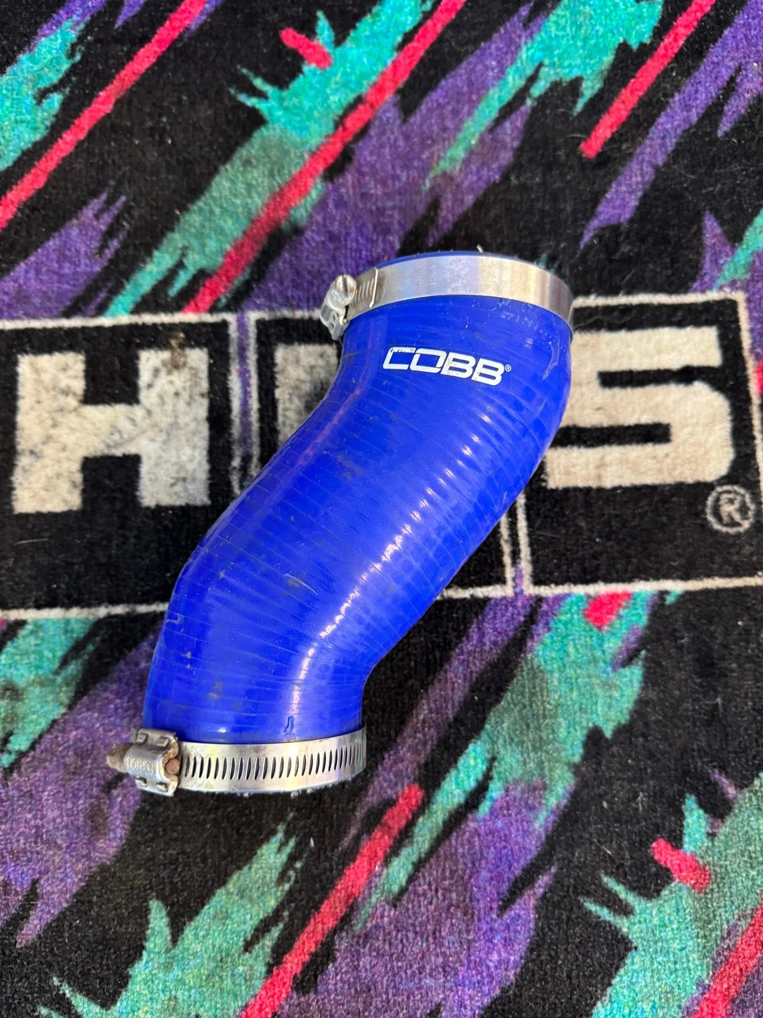 2008-2014 Subaru WRX STi Cobb Post MAF Hose Blue / F3