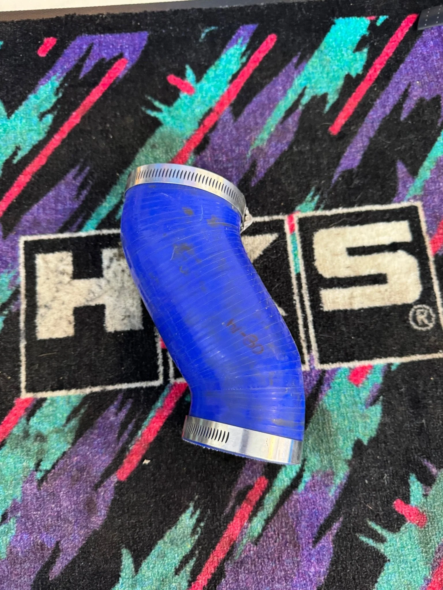 2008-2014 Subaru WRX STi Cobb Post MAF Hose Blue / F3 - Image 4