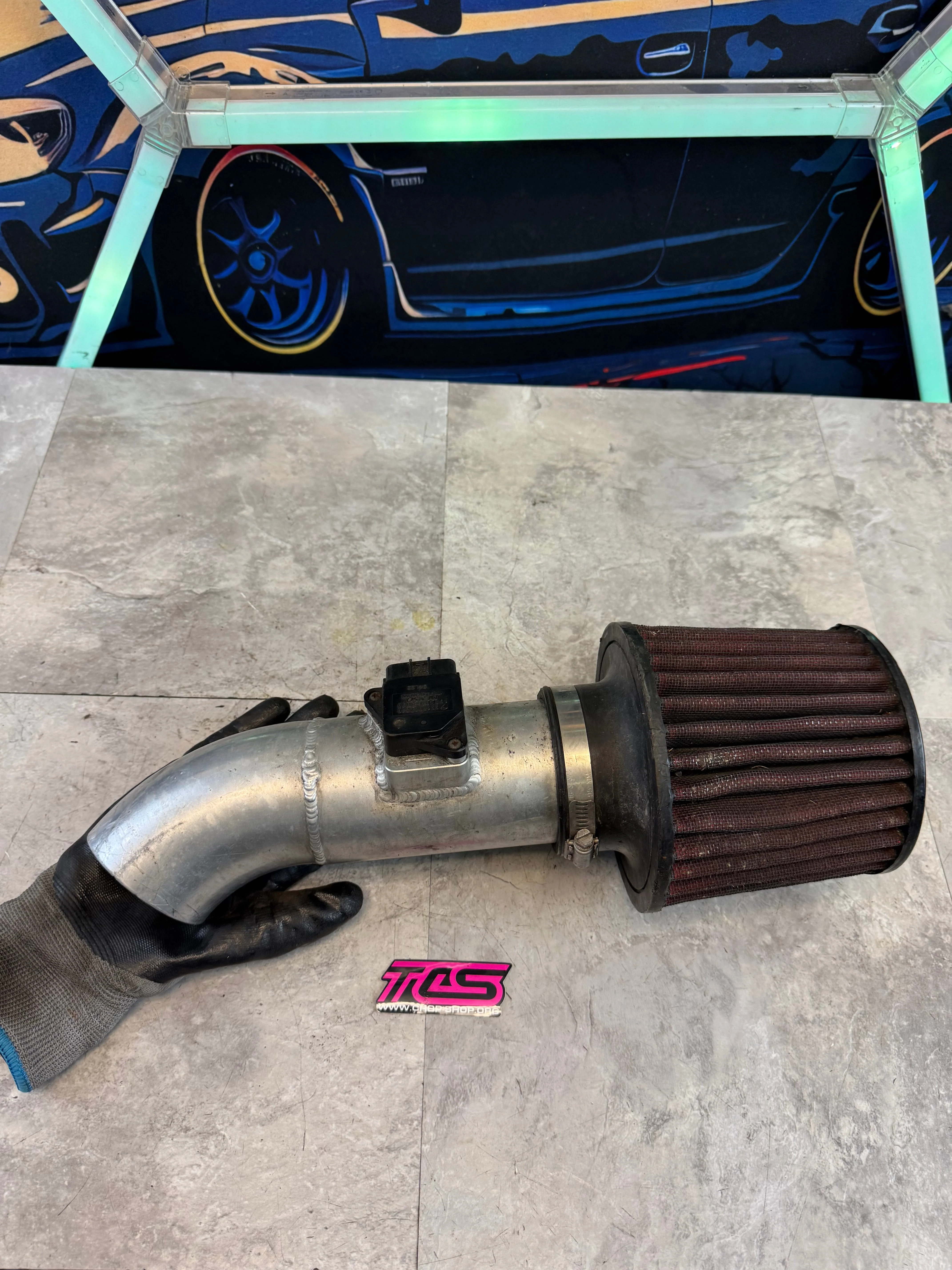 2002-2007  Subaru WRX STi Custom 3" Cold Air Intake With AEM Filter And MAF / F3