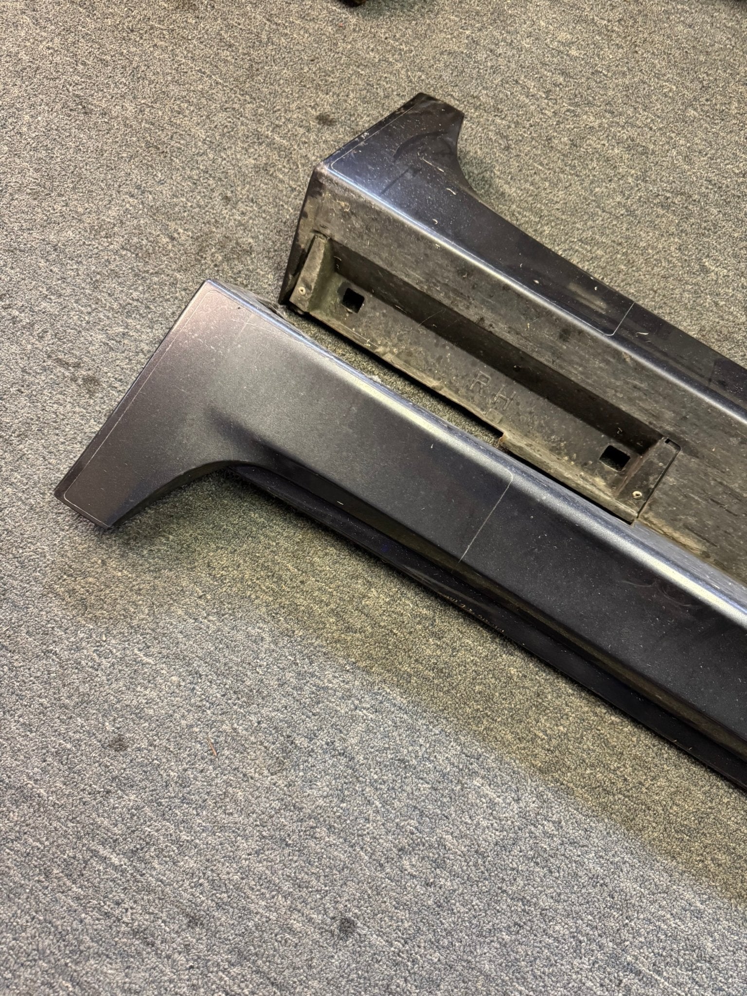 2008-2014 Subaru WRX STi DGM Dark Gray Metallic OEM Side Skirts Pair (Strut Wall) - Image 10