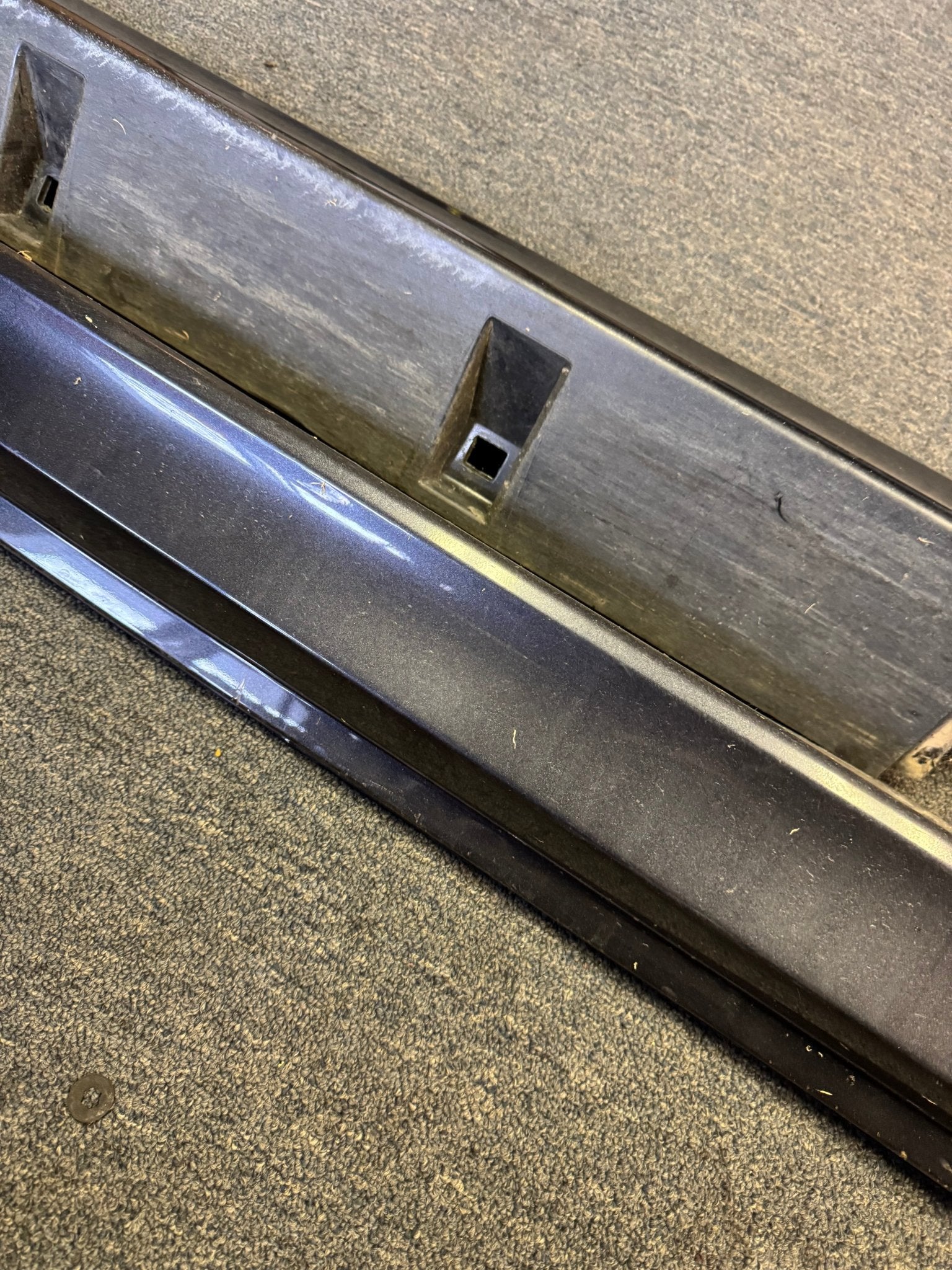 2008-2014 Subaru WRX STi DGM Dark Gray Metallic OEM Side Skirts Pair (Strut Wall) - Image 12