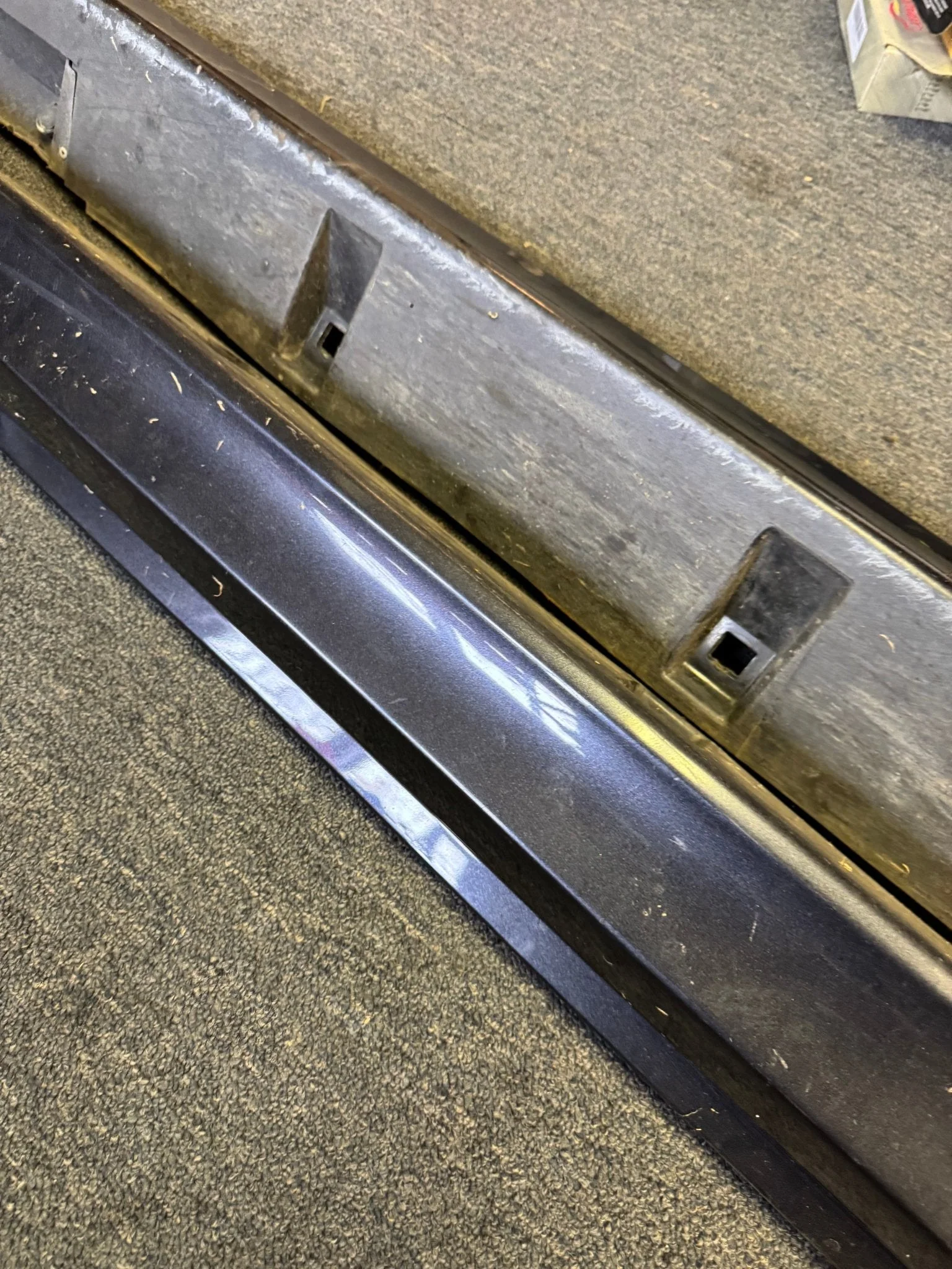 2008-2014 Subaru WRX STi DGM Dark Gray Metallic OEM Side Skirts Pair (Strut Wall) - Image 13