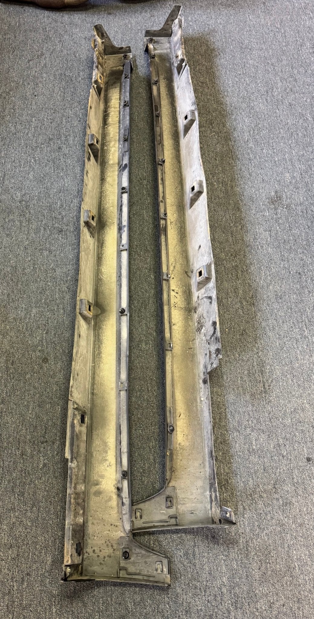 2008-2014 Subaru WRX STi DGM Dark Gray Metallic OEM Side Skirts Pair (Strut Wall) - Image 15
