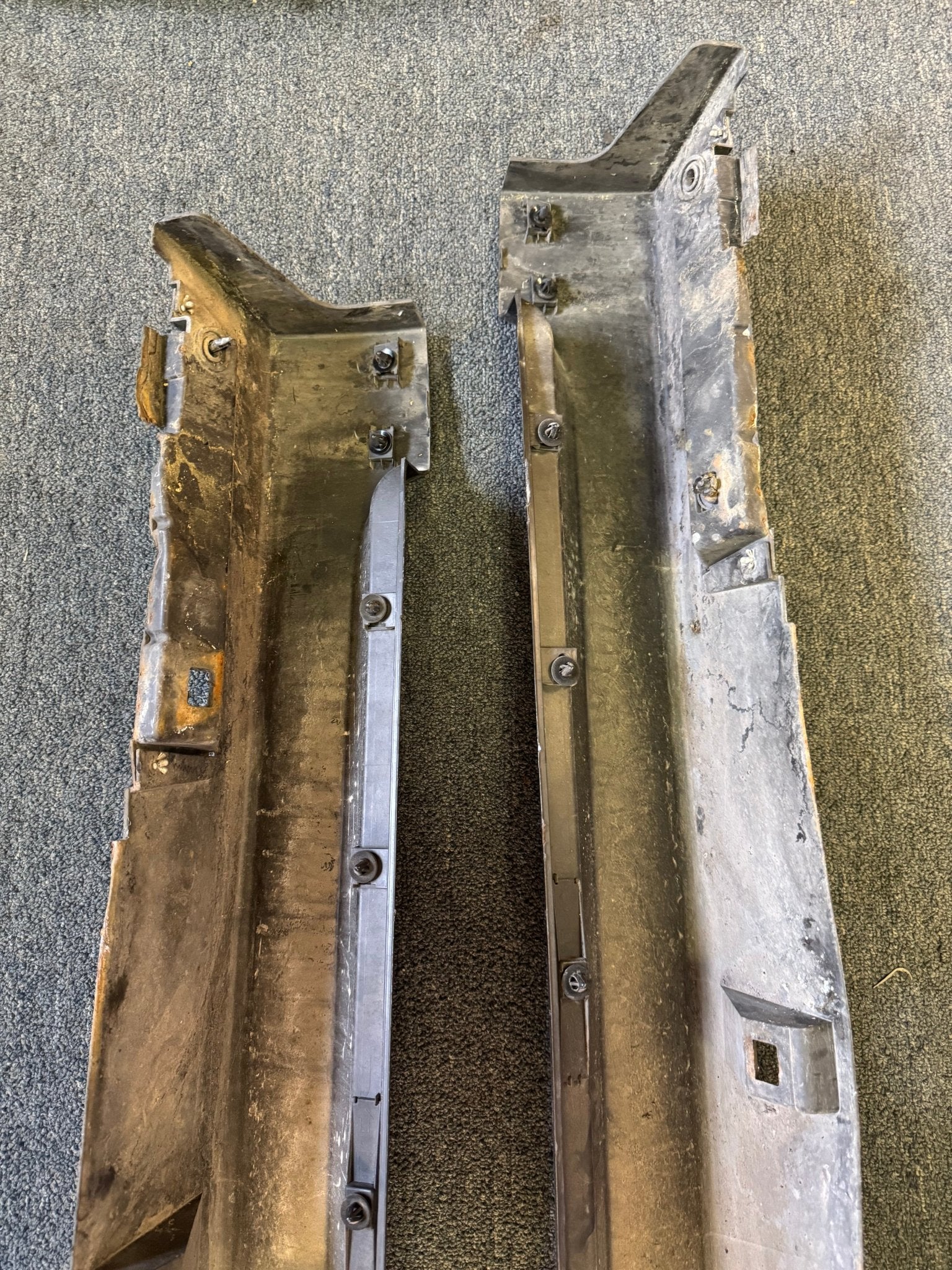 2008-2014 Subaru WRX STi DGM Dark Gray Metallic OEM Side Skirts Pair (Strut Wall) - Image 19