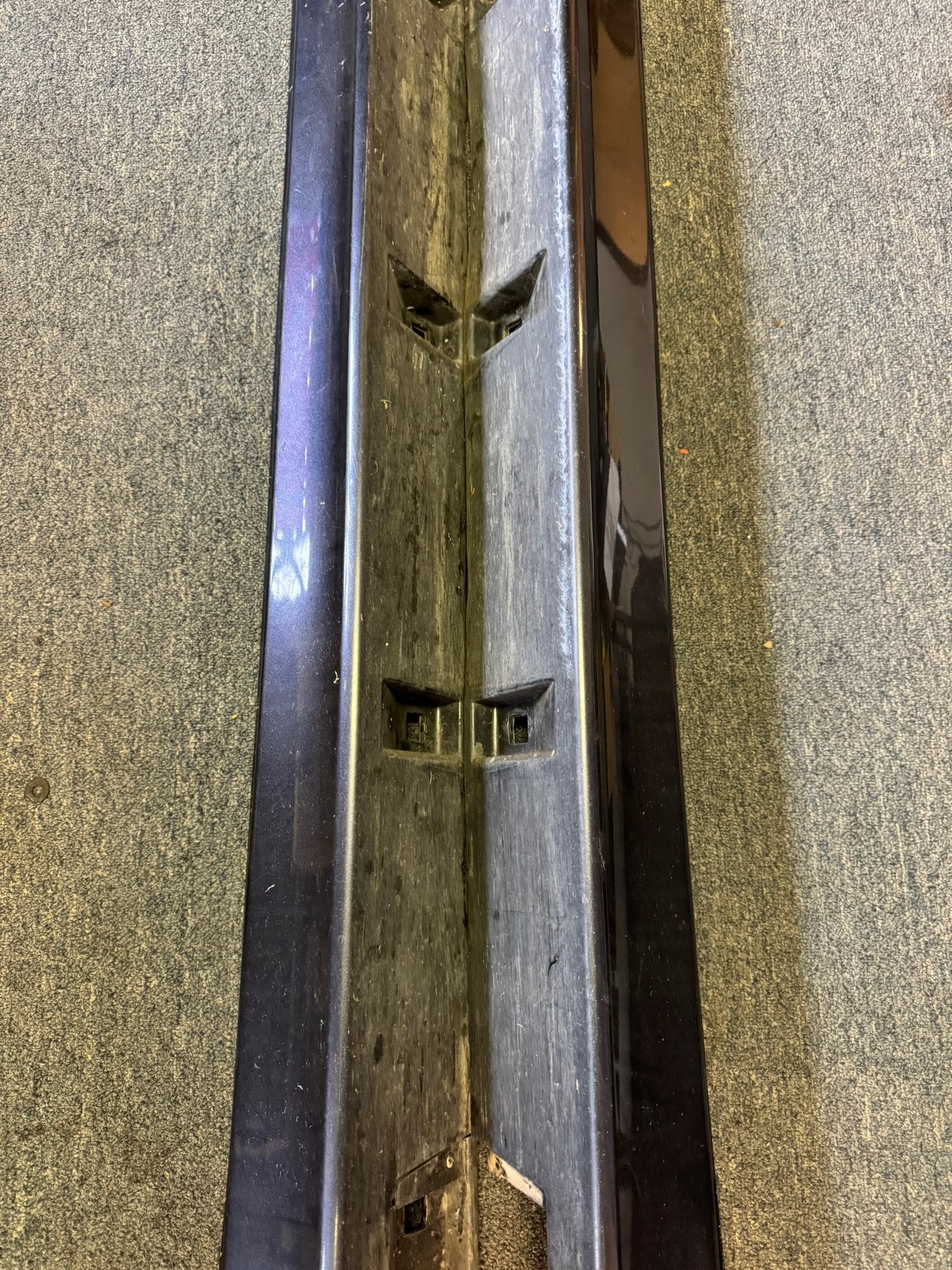 2008-2014 Subaru WRX STi DGM Dark Gray Metallic OEM Side Skirts Pair (Strut Wall) - Image 3