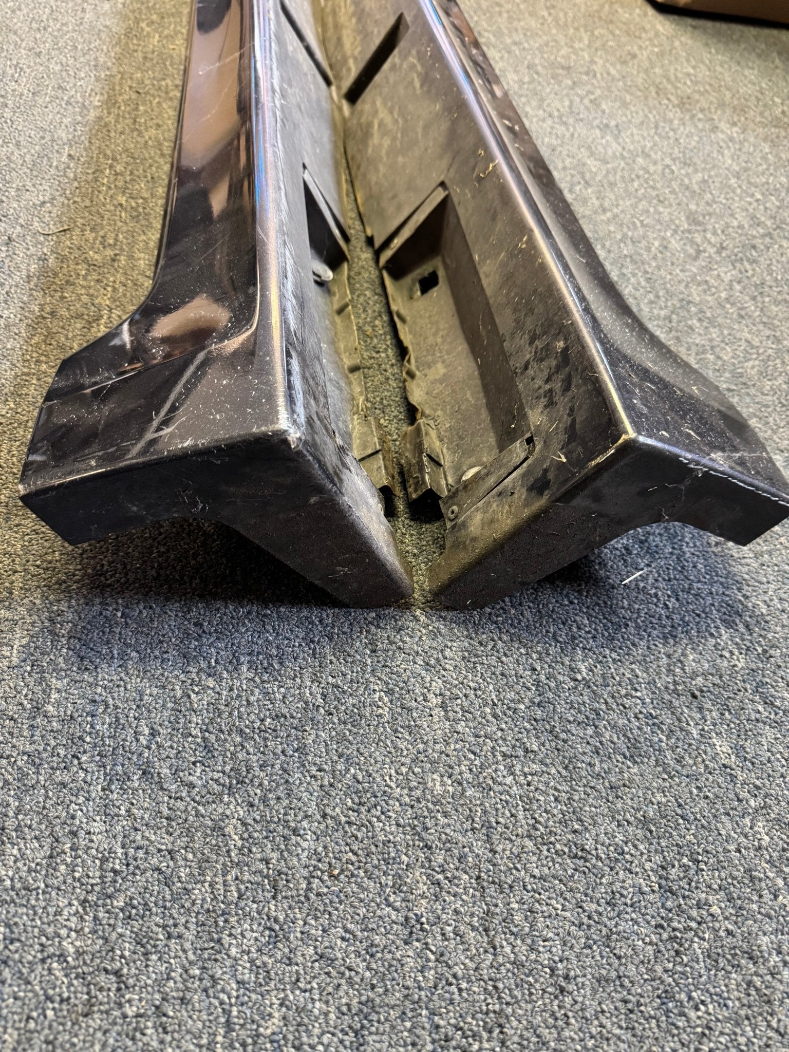 2008-2014 Subaru WRX STi DGM Dark Gray Metallic OEM Side Skirts Pair (Strut Wall) - Image 6