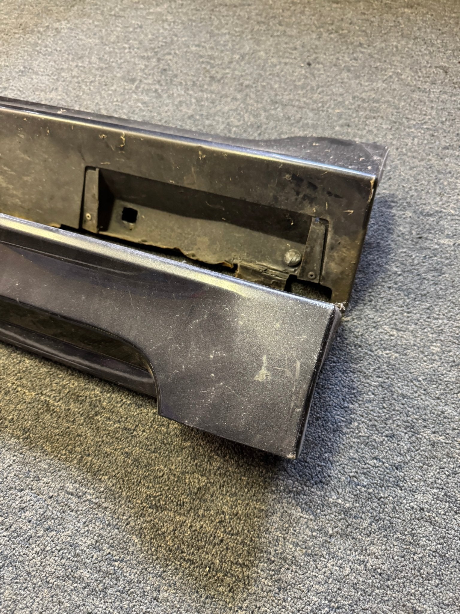 2008-2014 Subaru WRX STi DGM Dark Gray Metallic OEM Side Skirts Pair (Strut Wall) - Image 7