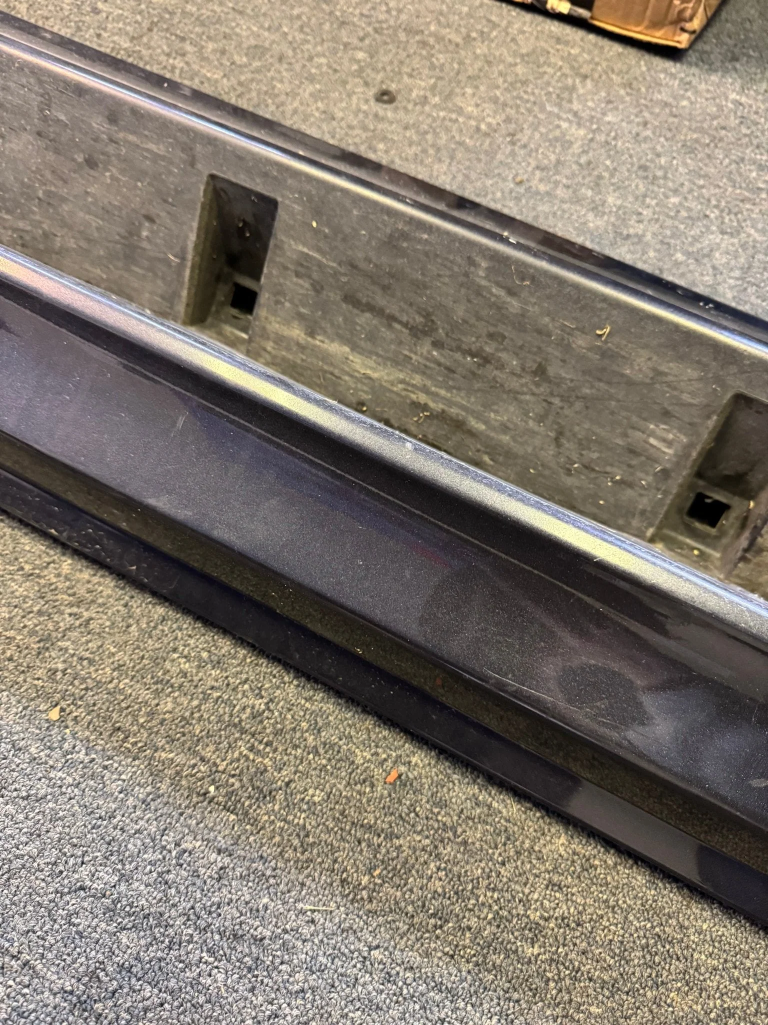 2008-2014 Subaru WRX STi DGM Dark Gray Metallic OEM Side Skirts Pair (Strut Wall) - Image 9