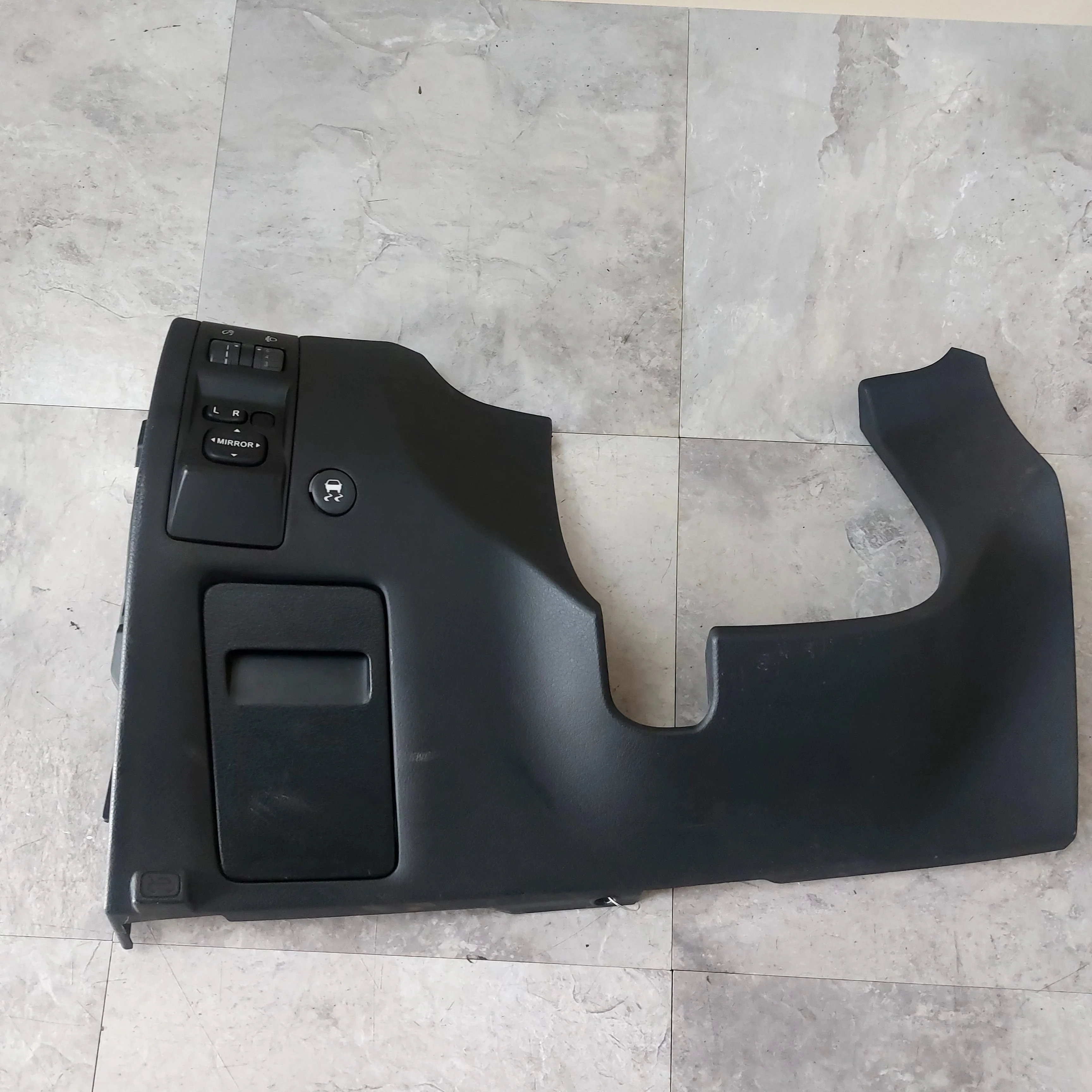 2008-2014 Subaru WRX STi Driver OEM Dash Panel Knee Bolster VDC Mirror Switches