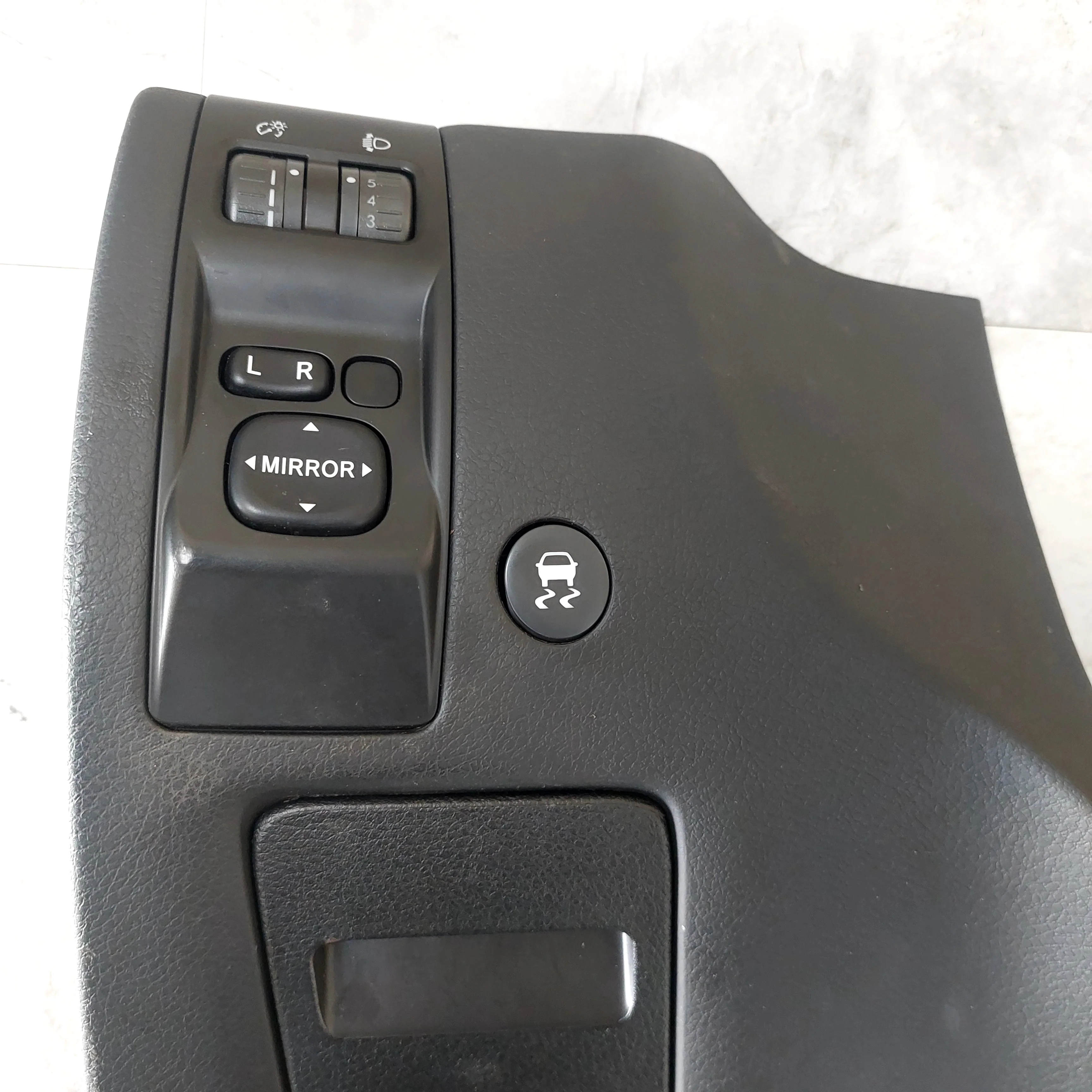 2008-2014 Subaru WRX STi Driver OEM Dash Panel Knee Bolster VDC Mirror Switches - Image 2