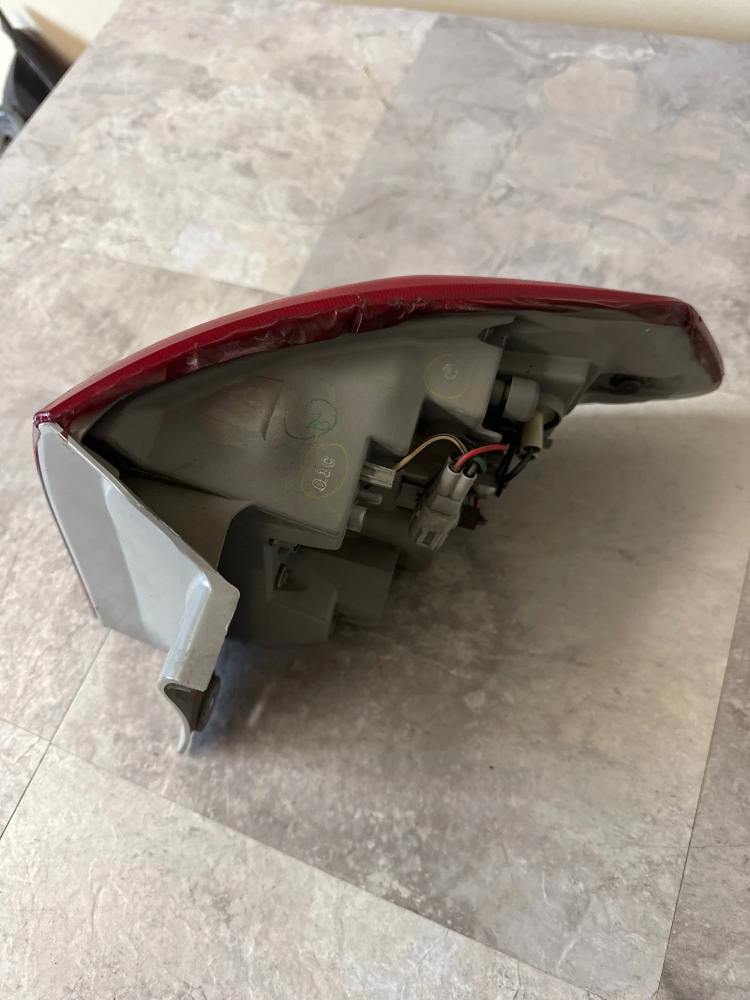 2008-2014 Subaru WRX STi Hatch Wagon Left Rear Outer Tail Light Assembly Wrapped A3 - Image 2