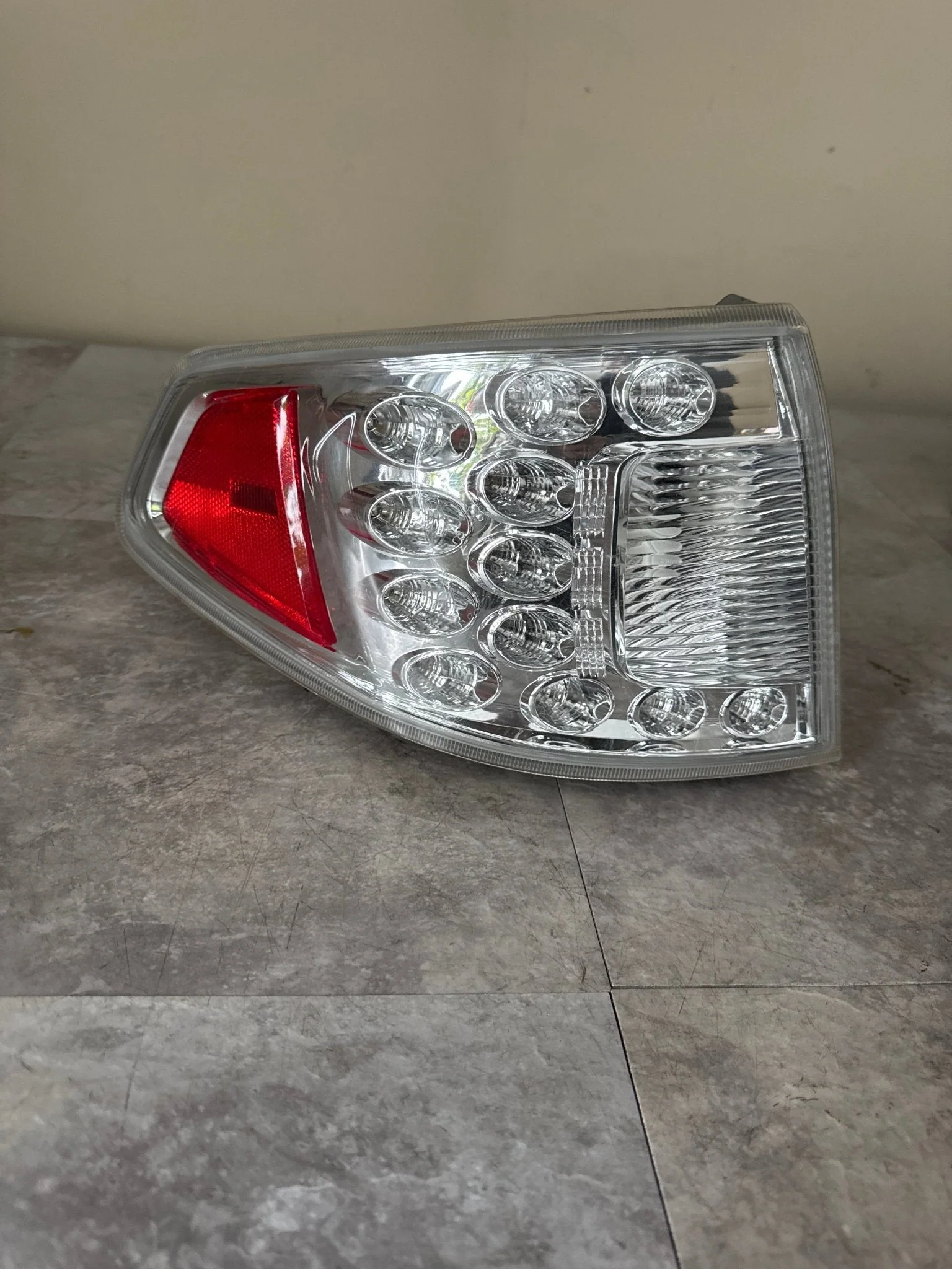 2008-2014 Subaru WRX STi Hatch Wagon Left Rear Outer Tail Light Assembly Clear A3