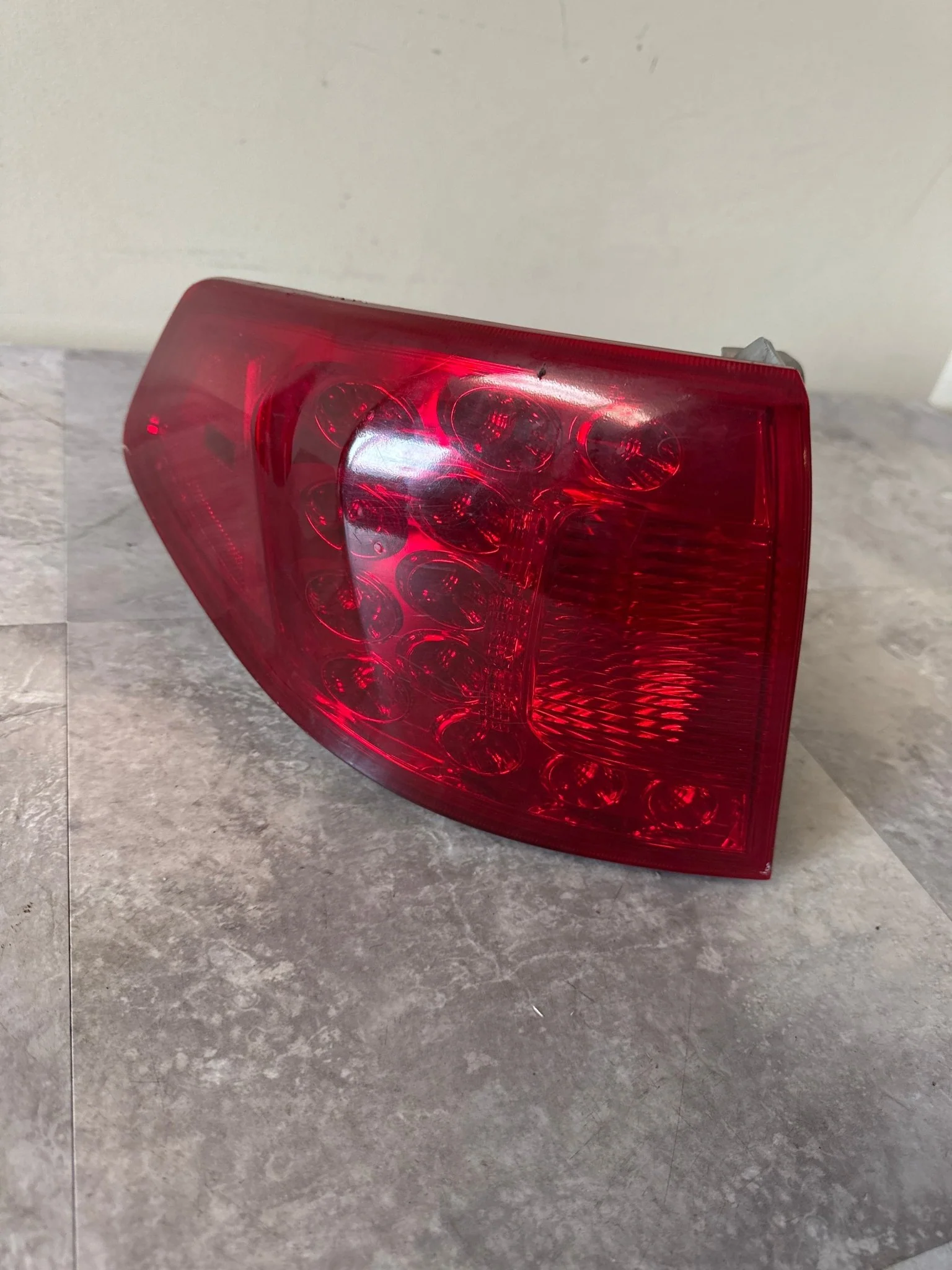 2008-2014 Subaru WRX STi Hatch Wagon Left Rear Outer Tail Light Assembly Red A5