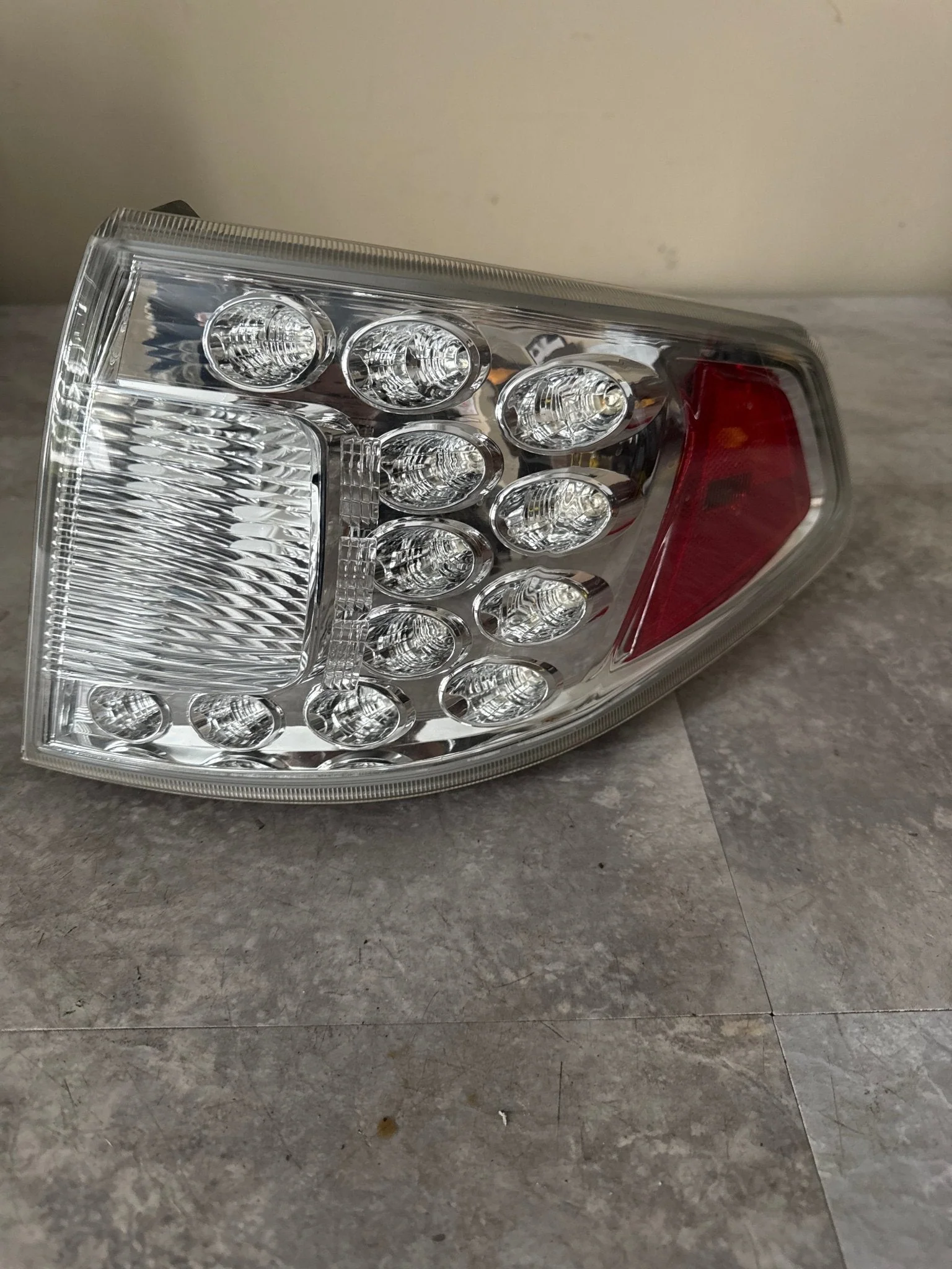 2008-2014 Subaru WRX STi Hatch Wagon Right Rear Outer Tail Light Assembly Clear A3 - Image 2