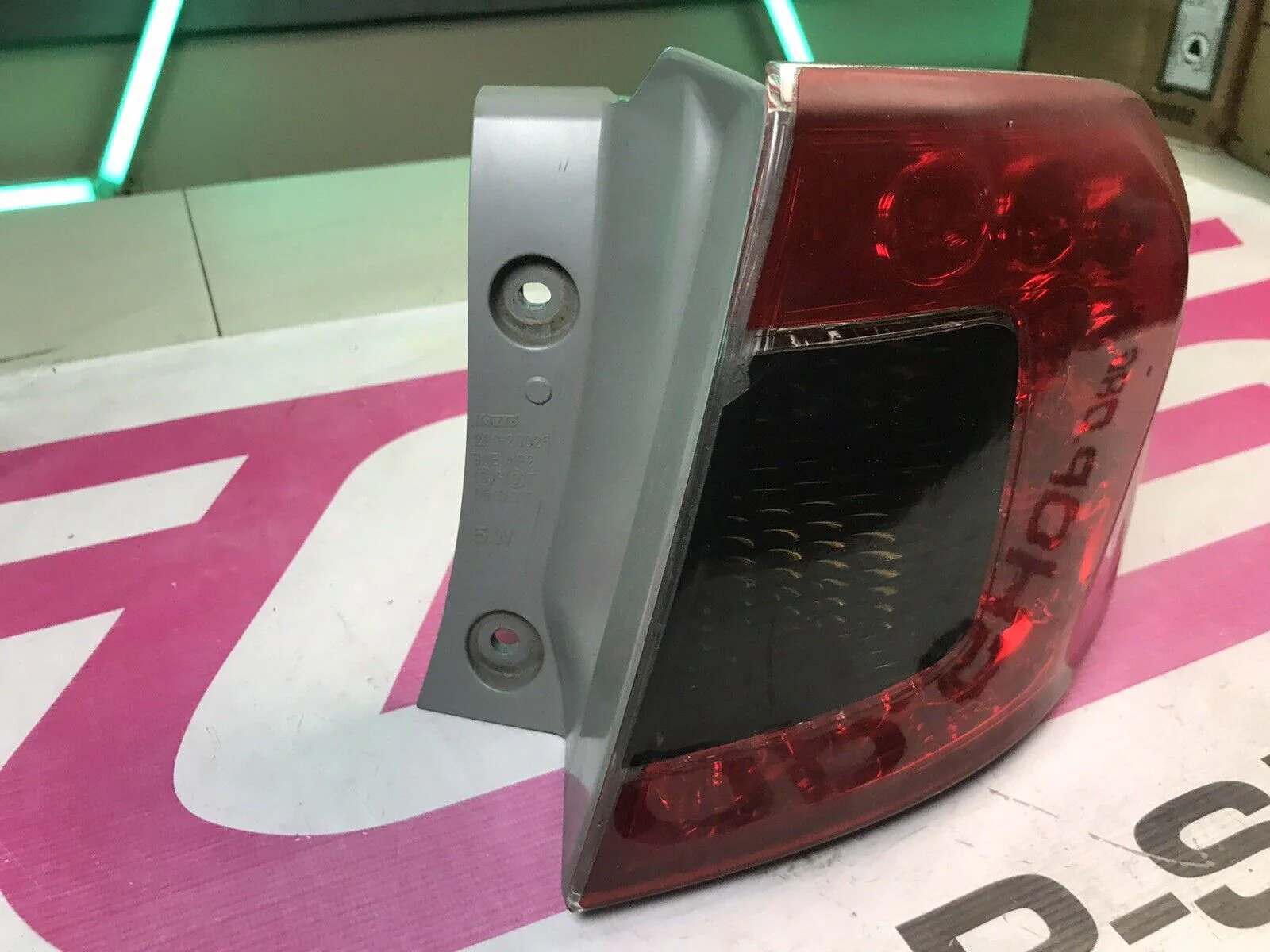2008-2014 Subaru WRX STi Hatch Wagon Right Rear Outer Tail Light Assembly Smoked - Image 2