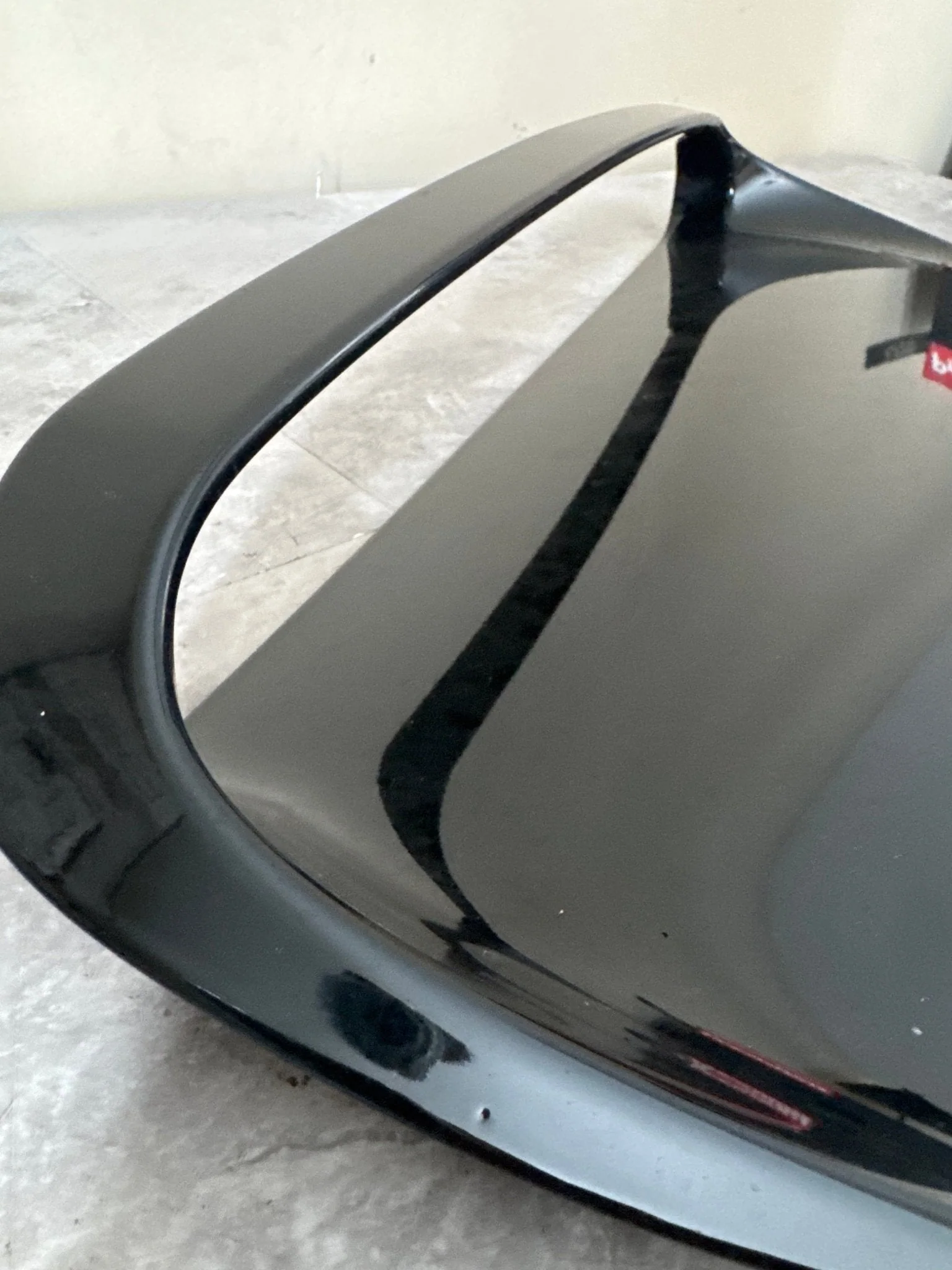 2008-2014 Subaru WRX STI OEM Hood Scoop Black Vent Genuine Assembly H2 - Image 2