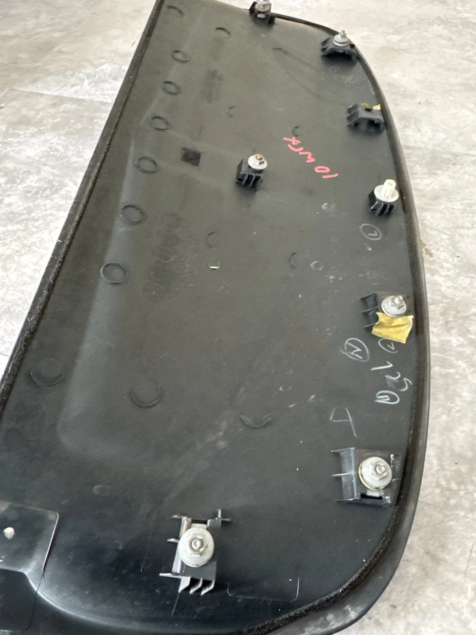 2008-2014 Subaru WRX STI OEM Hood Scoop Black Vent Genuine Assembly H2 - Image 6