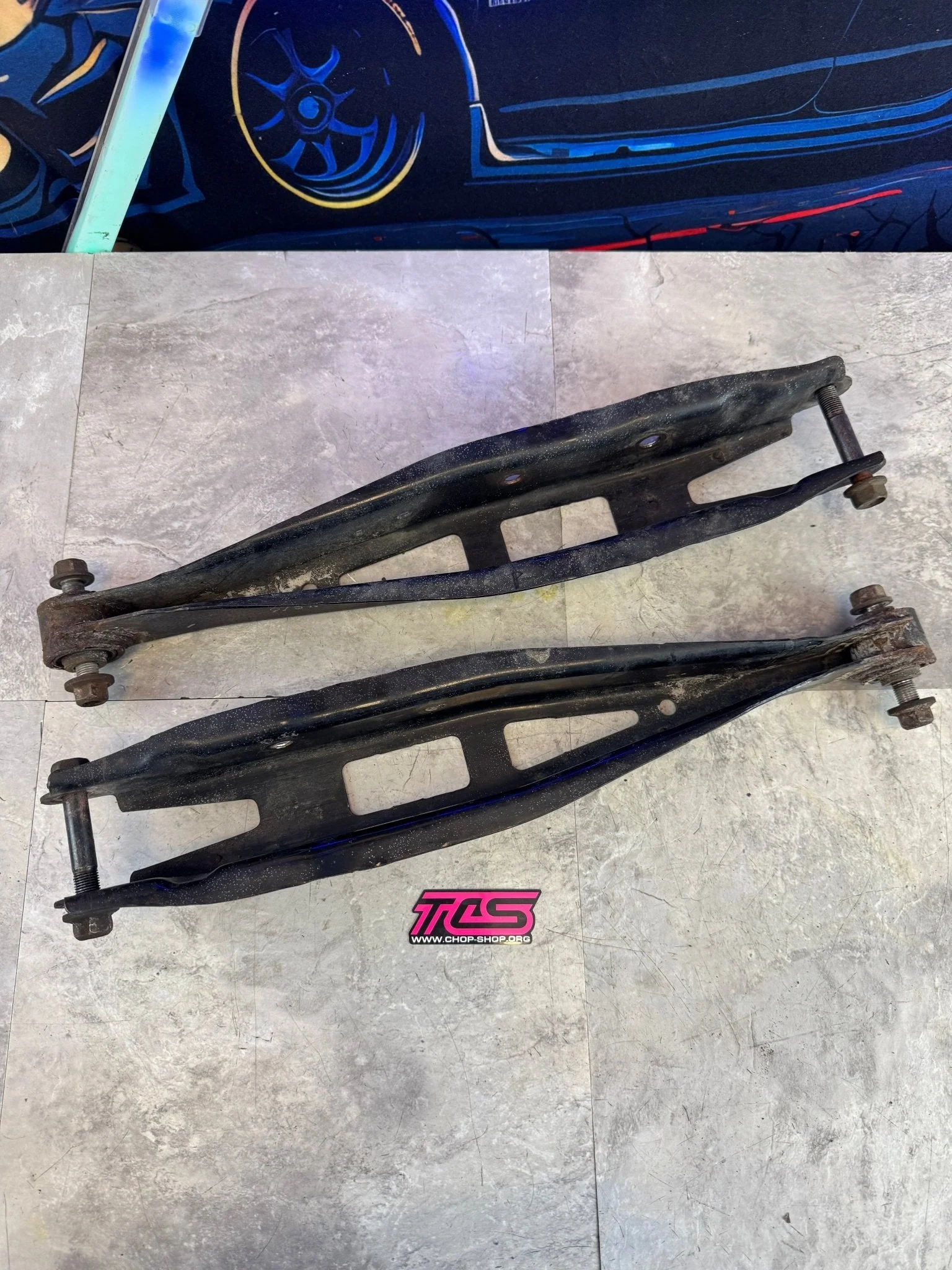 2008-2014 Subaru WRX STi OEM Rear Lower Control Arms R1 - Image 4