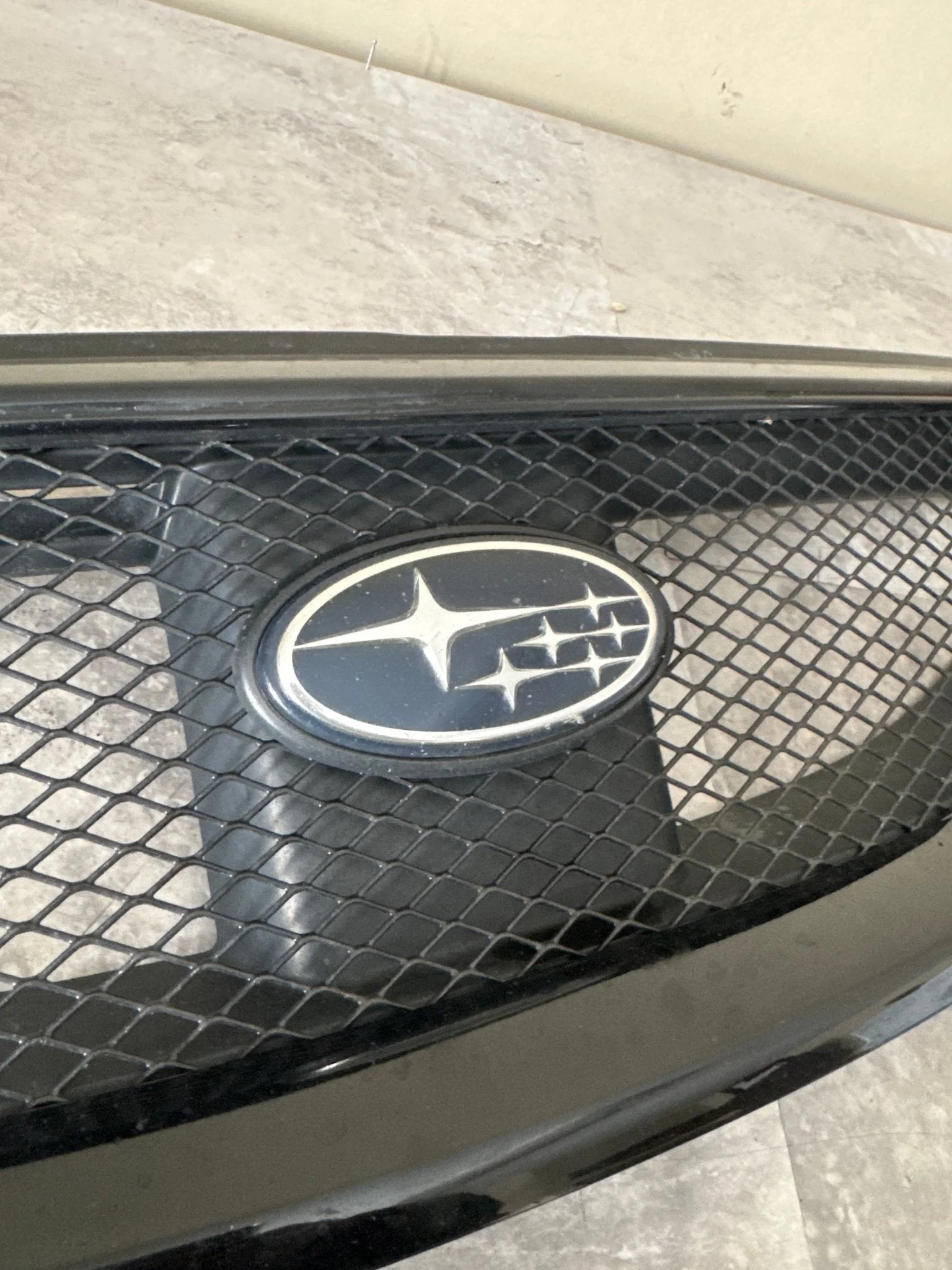 2008-2014 Subaru WRX STi OEM Sport Mesh Grille Obsidian Black (Broken tab) R1 - Image 2