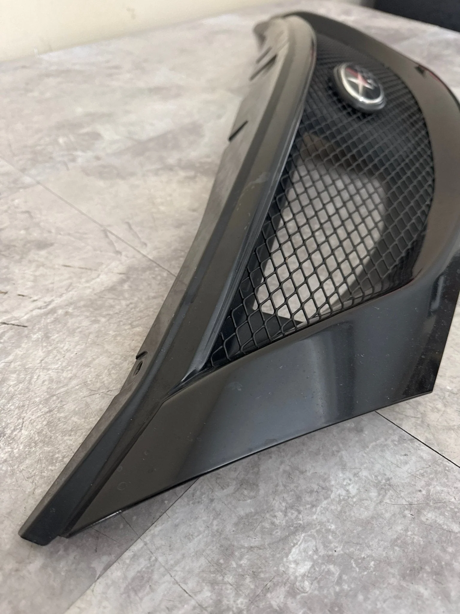 2008-2014 Subaru WRX STi OEM Sport Mesh Grille Obsidian Black (Broken tab) R1 - Image 3