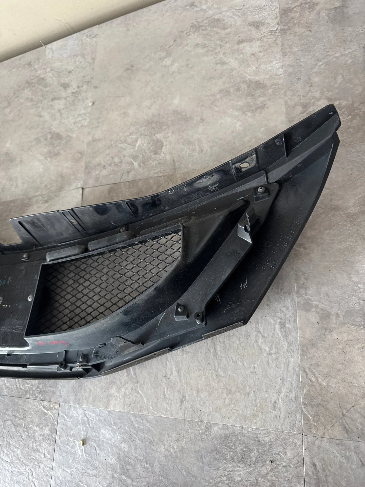 2008-2014 Subaru WRX STi OEM Sport Mesh Grille Obsidian Black (Broken tab) R1 - Image 7