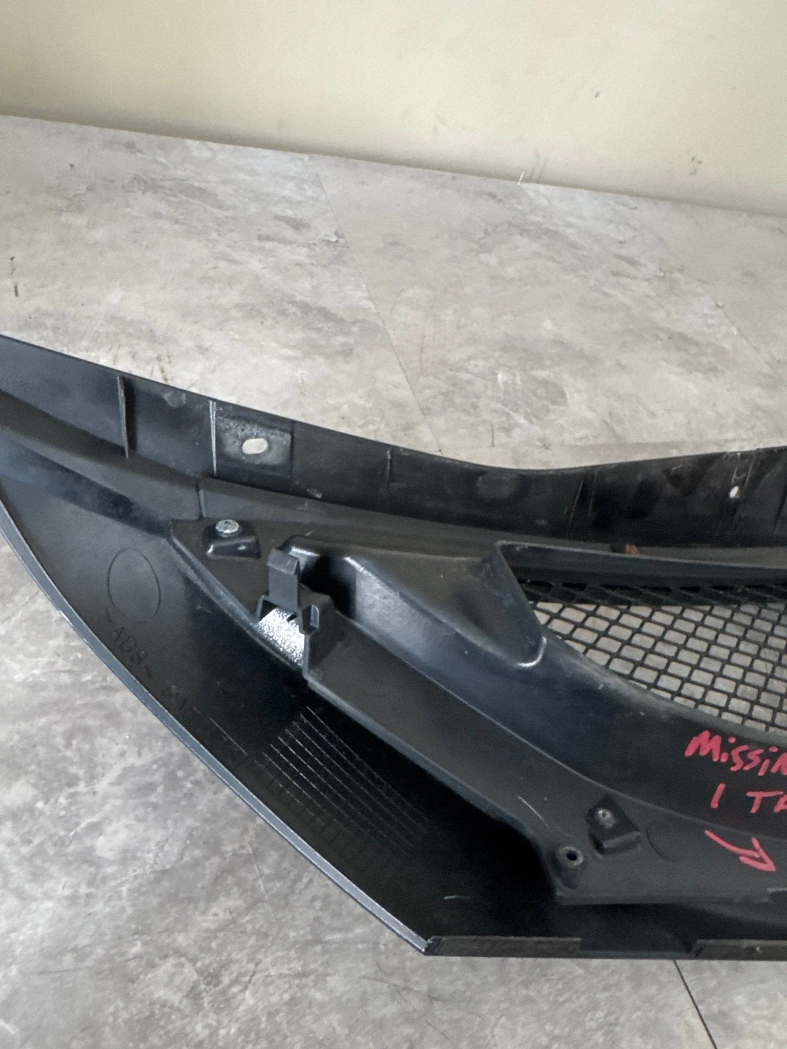 2008-2014 Subaru WRX STi OEM Sport Mesh Grille Obsidian Black (Broken tab) R1 - Image 9