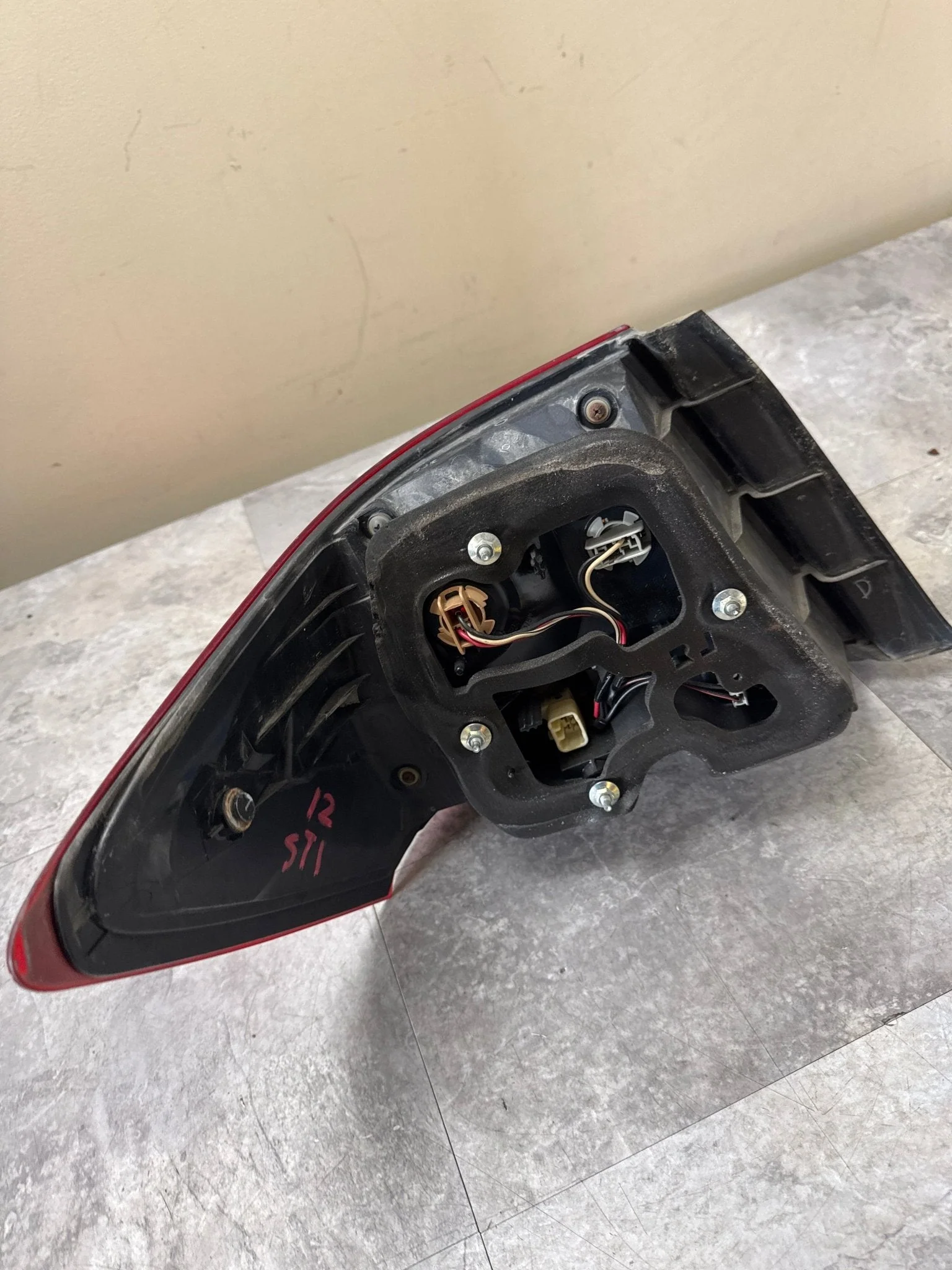 2008-2014 Subaru WRX STi OEM Tail Light RH Passengers Side A3 - Image 3