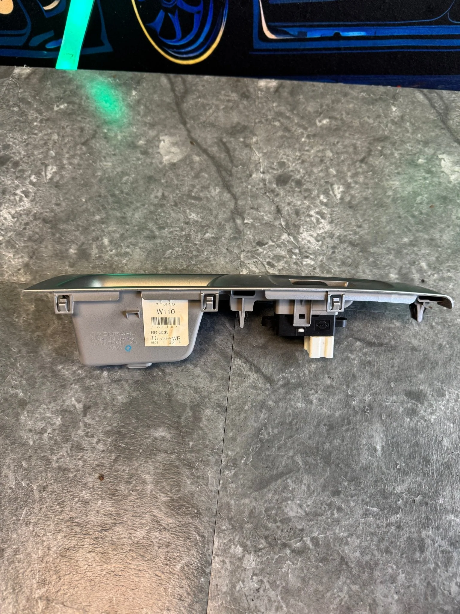 2008-2014 Subaru WRX STi Rear Right Switch Trim Panel RH Passenger E2 - Image 4