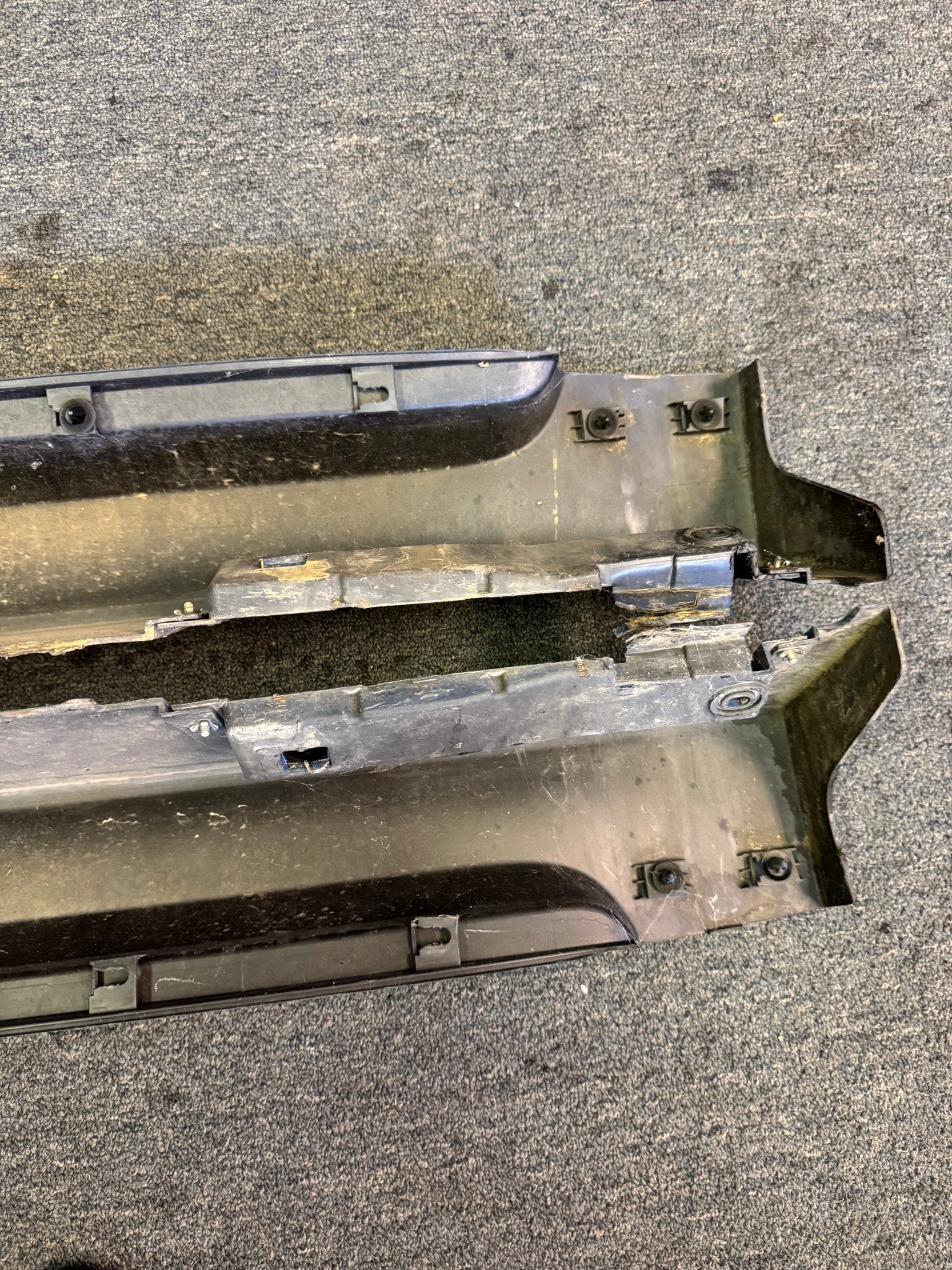 2008-2014 Subaru WRX STi WRB World Rally Blue OEM Side Skirts Pair (Strut Wall) - Image 15