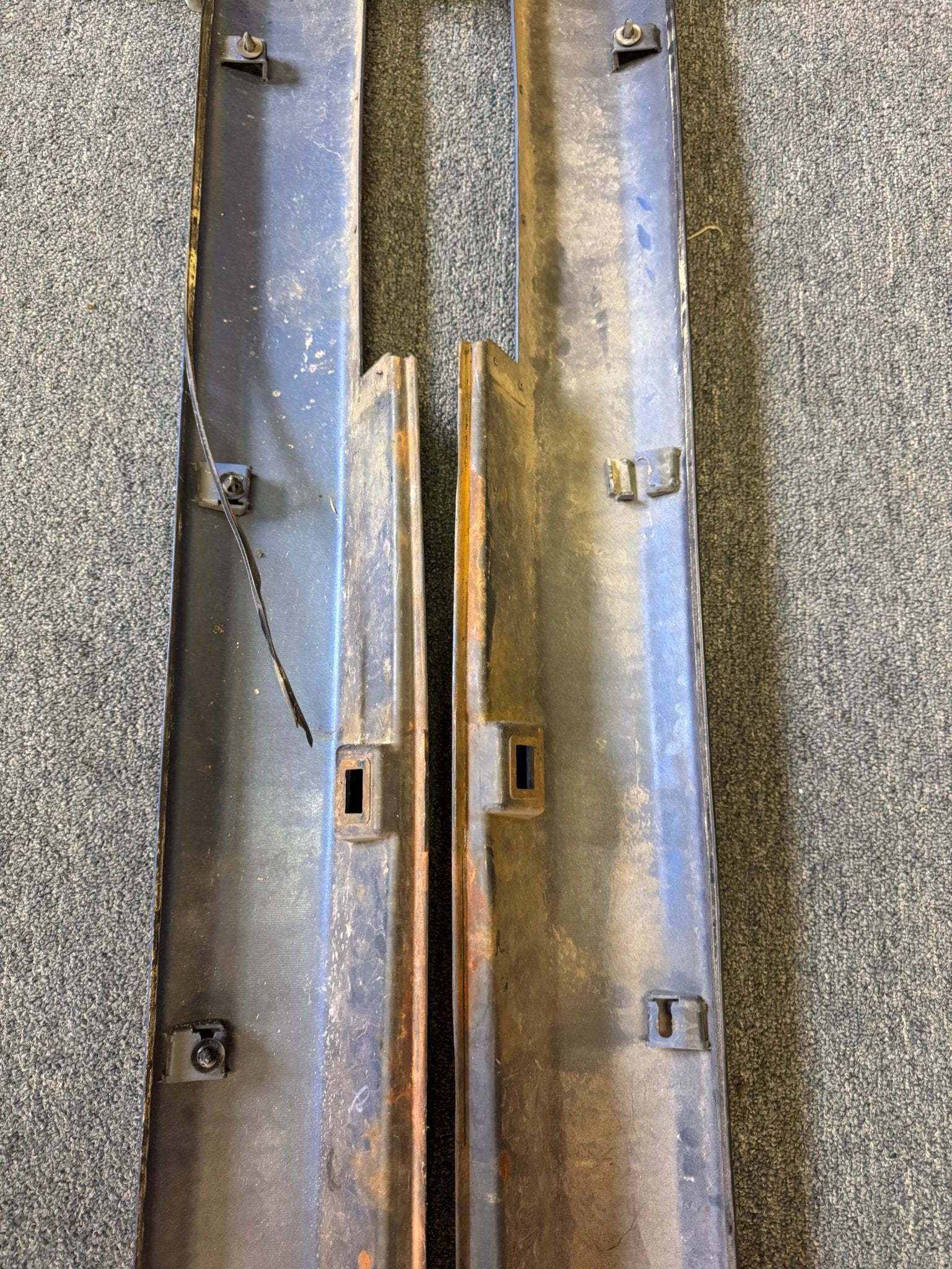 2002-2007 Subaru WRX STi WRB World Rally Blue OEM Side Skirts Pair (Strut Wall) - Image 19