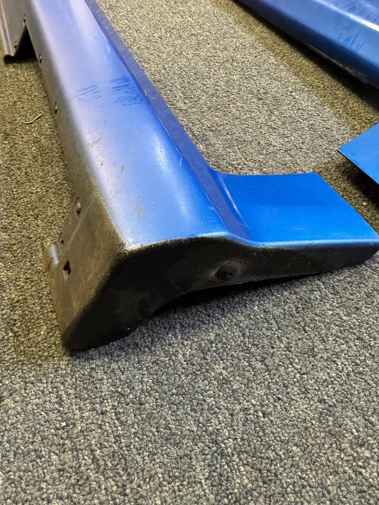 2002-2007 Subaru WRX STi WRB World Rally Blue OEM Side Skirts Pair (Strut Wall) - Image 6