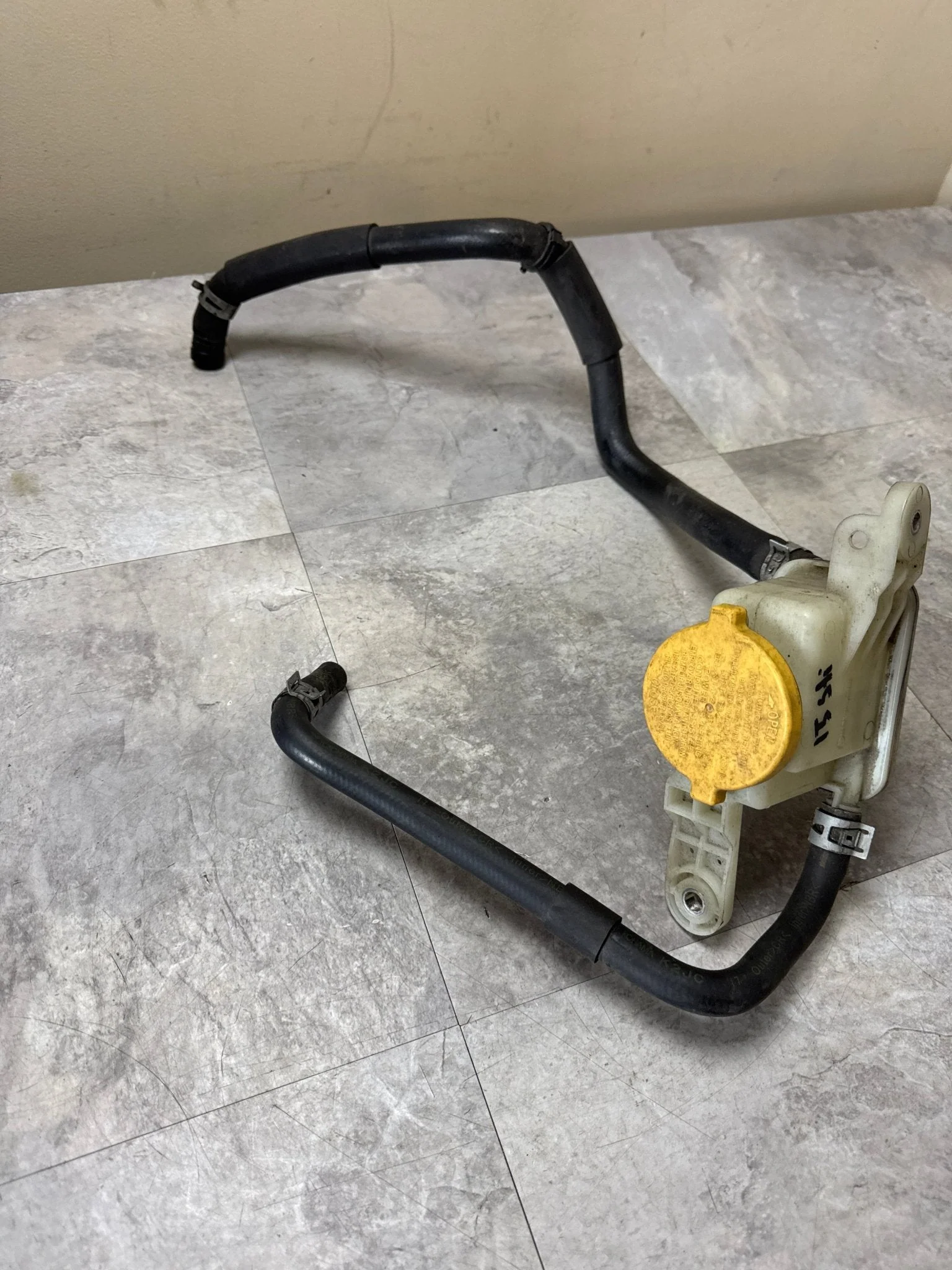 2008-2017 Subaru WRX STi Steering Reservoir Tank w/ Hoses (2015 STi) J5 - Image 3