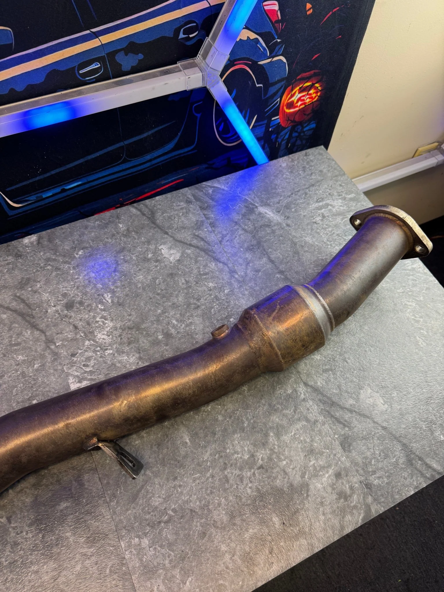 2008-2021 Subaru STi / 2008-2014 Subaru WRX PLM High Flow Catted Downpipe With 2 Bungs N5 - Image 3