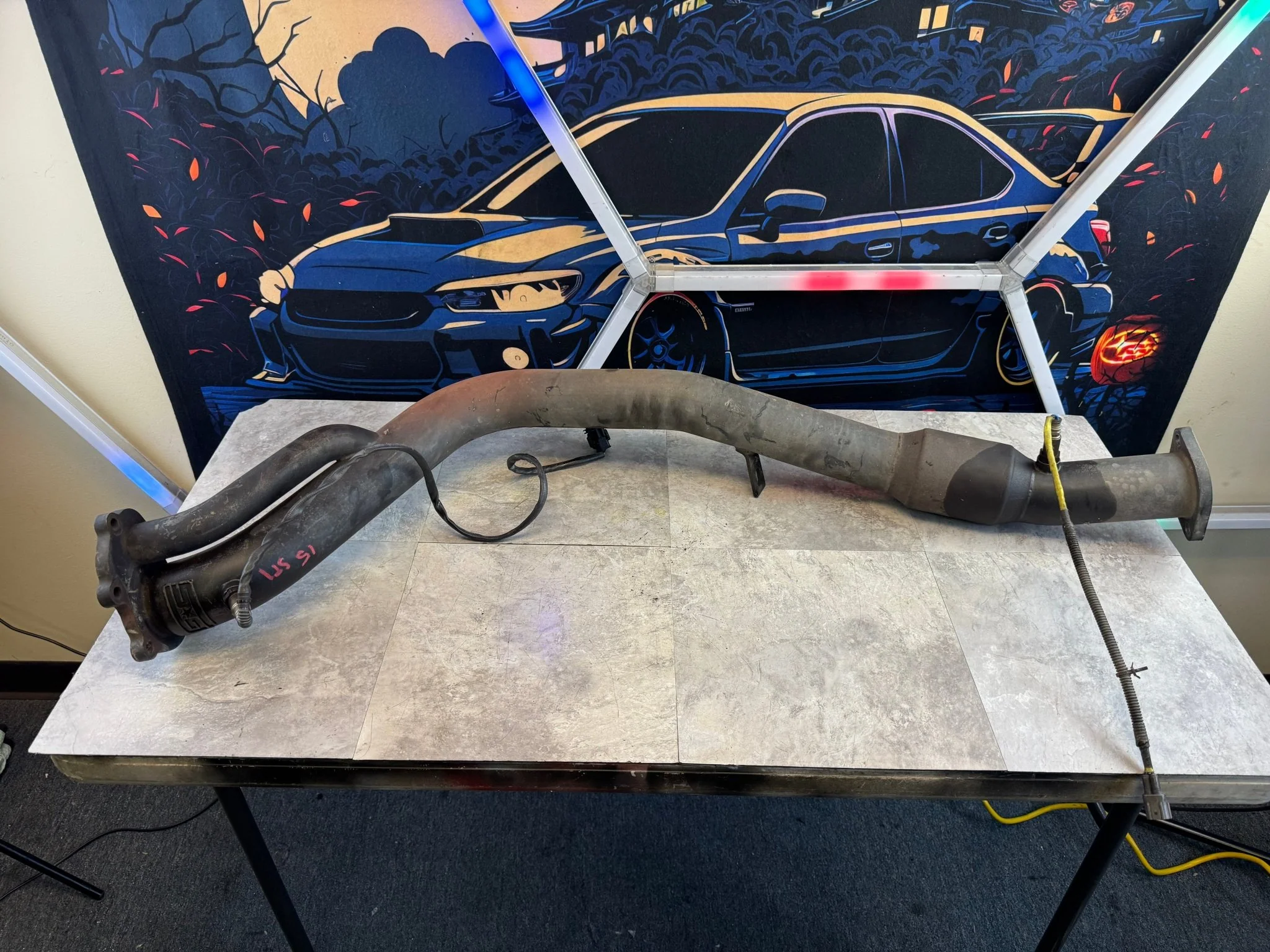 2008-2021 Subaru STi Grimmspeed Divorced Catted Downpipe With AFR O2 Sensor N5