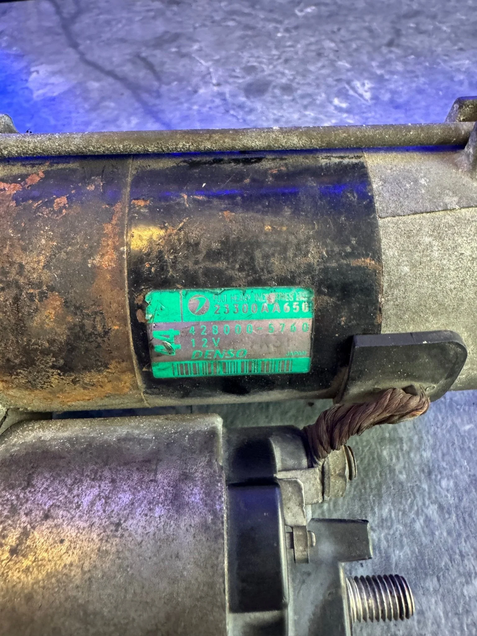 2008-2021 Subaru STi Starter Motor OEM Assembly E5 - Image 4
