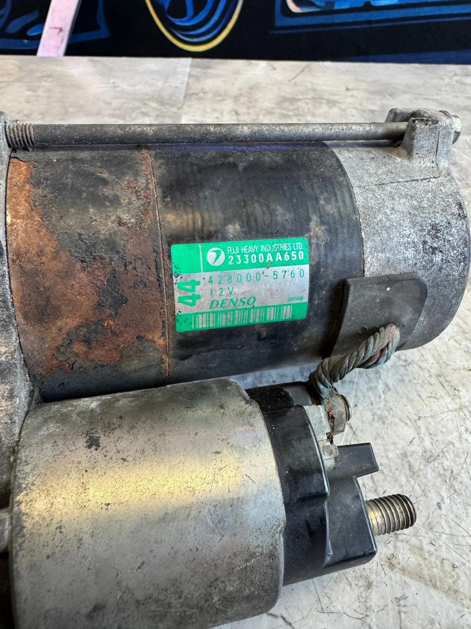 2008-2021 Subaru STi Starter Motor OEM Assembly E5 - Image 2