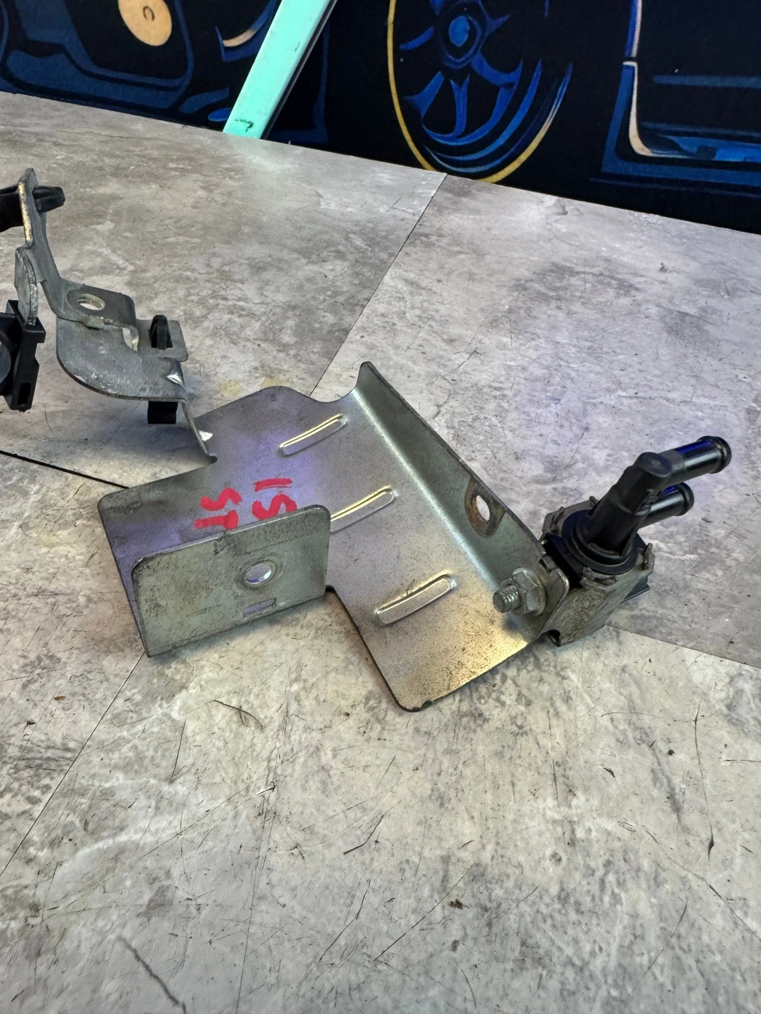 2008-2021 Subaru WRX STi Boost Controller Solenoid Cover Bracket K2 - Image 2