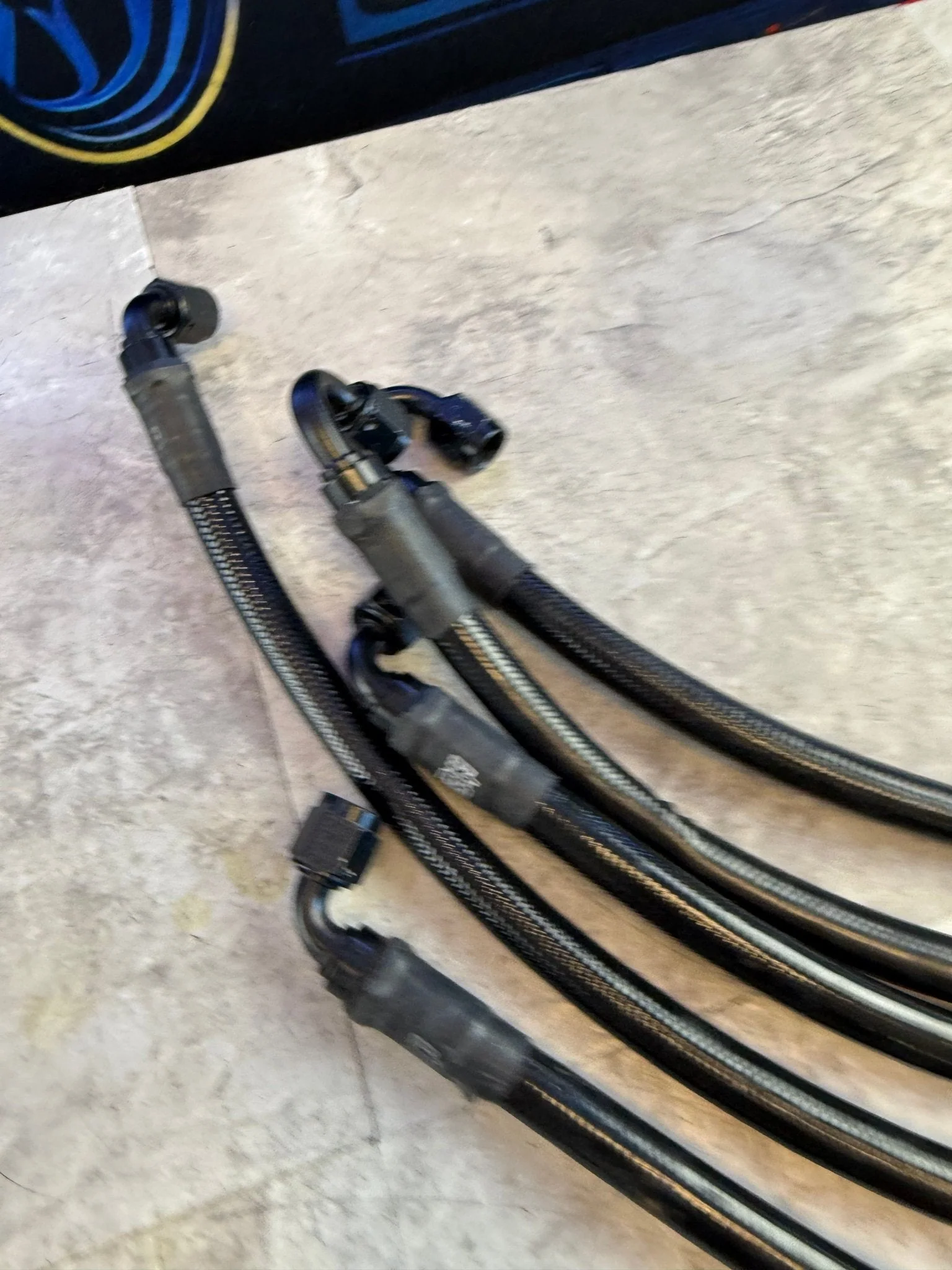 IAG 2008-2021 Subaru WRX STi ( like Cobb Tuning ) PTFE Braided Fuel Lines Kit - Image 2