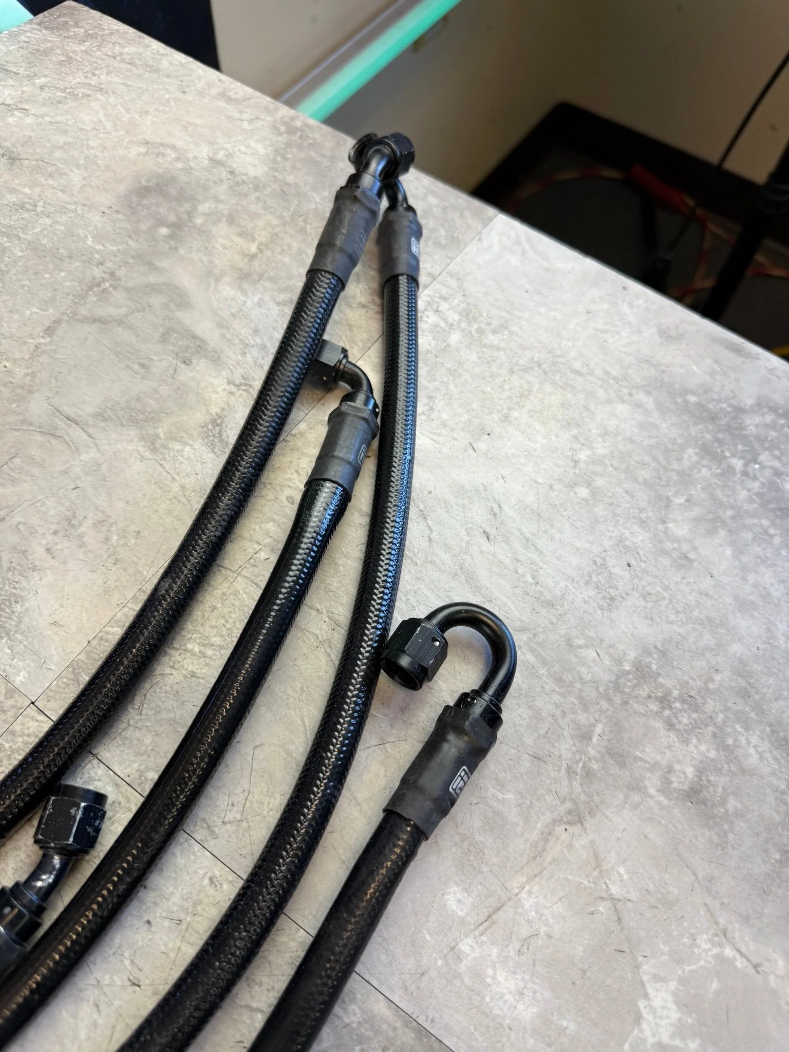 IAG 2008-2021 Subaru WRX STi ( like Cobb Tuning ) PTFE Braided Fuel Lines Kit - Image 6