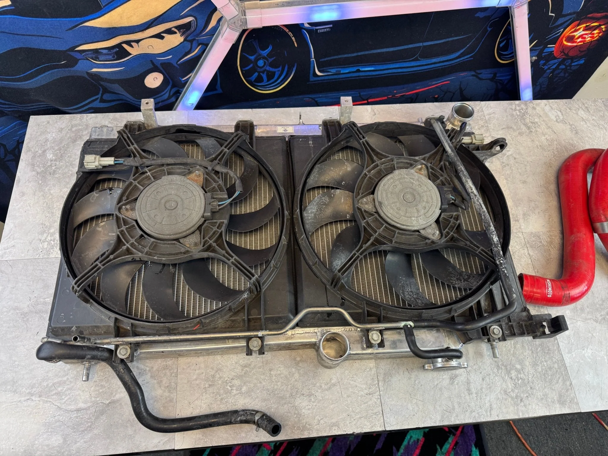 2008-2021 Subaru WRX STi CSF All Aluminum Radiator With Fans And Mishimoto Hoses R1 - Image 10